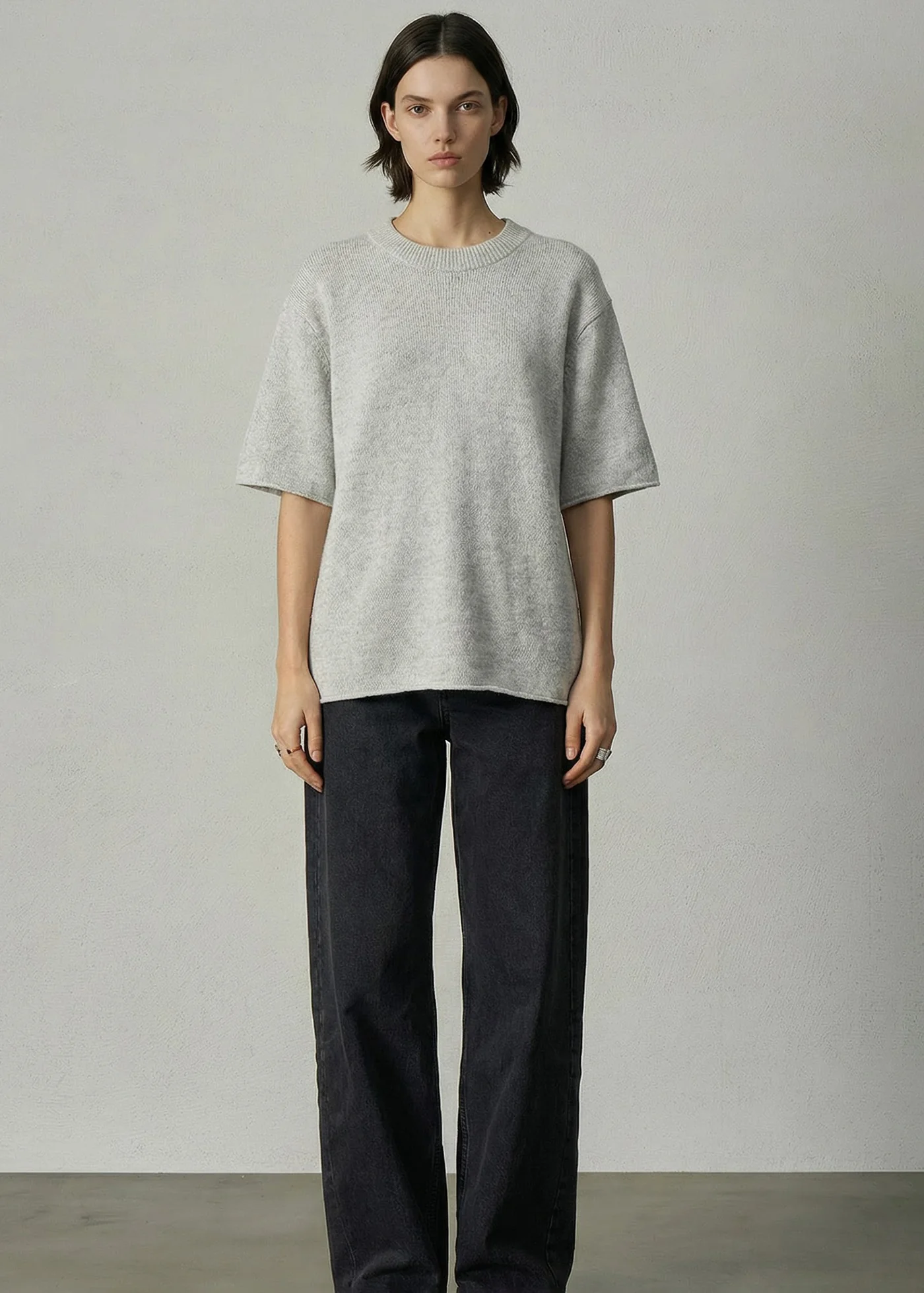 Aleger - Cashmere Blend Short Sleeve Knit - Image 4