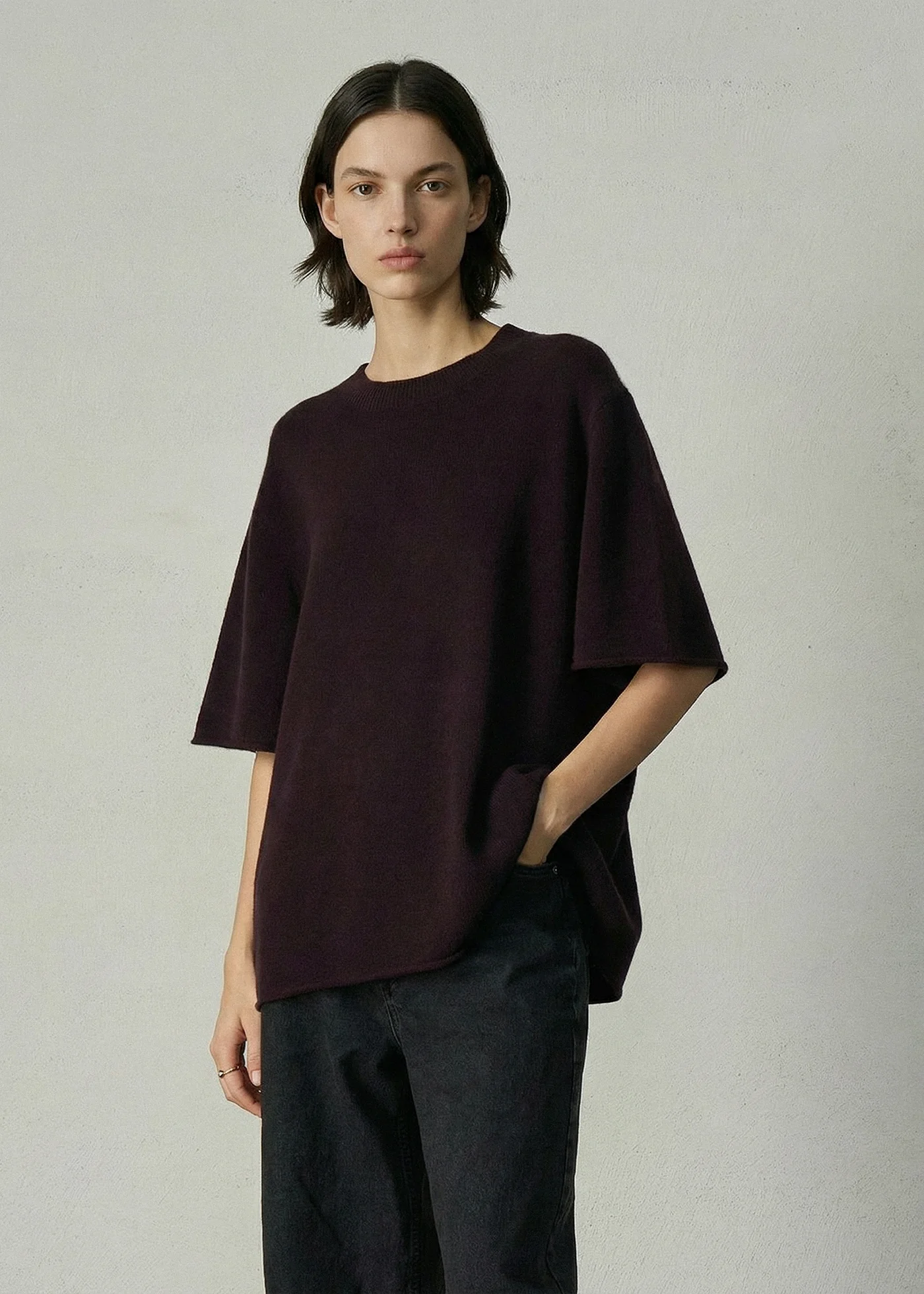 Aleger - Cashmere Blend Short Sleeve Knit - Image 5
