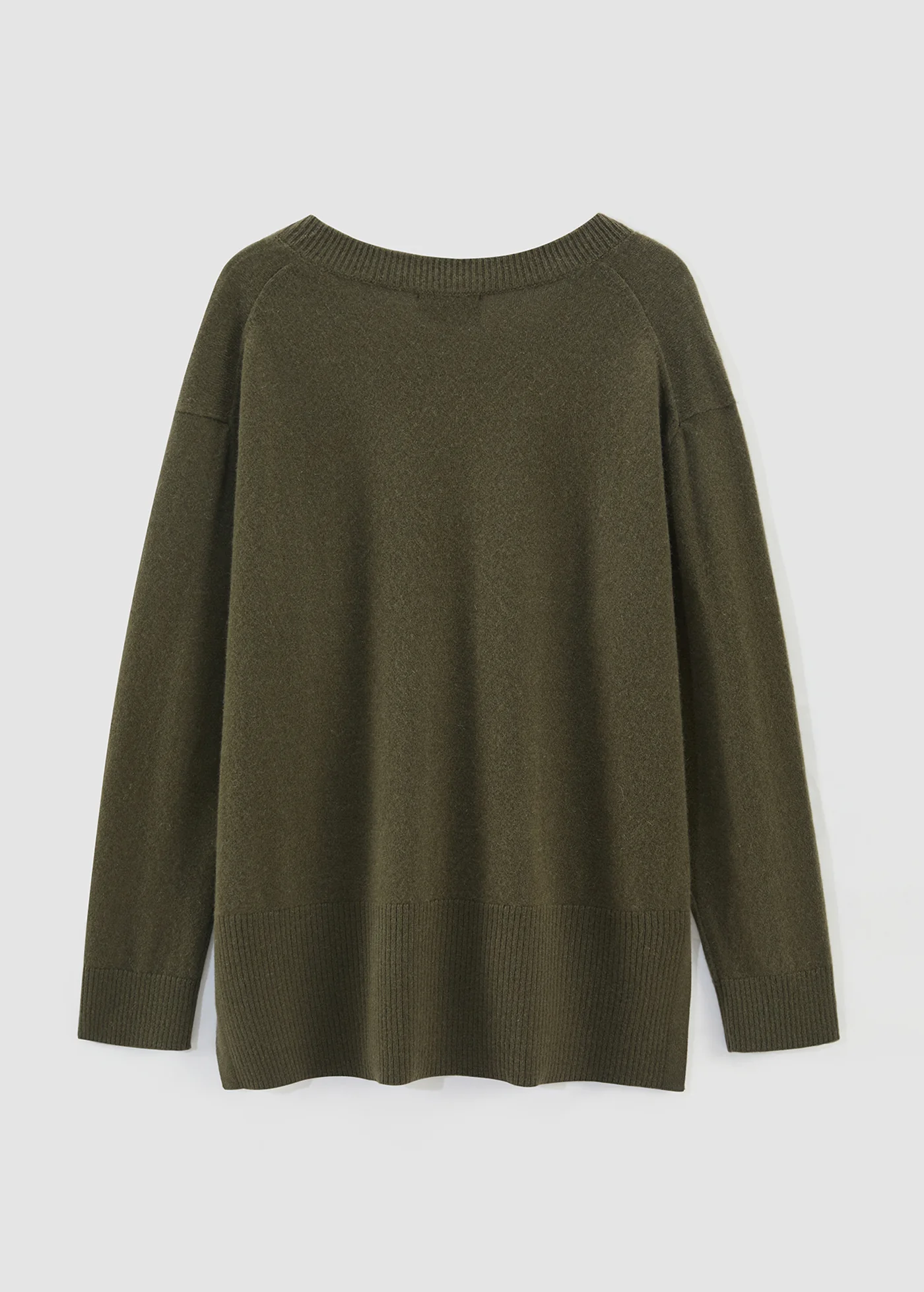 Aleger - Cashmere Gorgeous V-Neck Sweater - Image 5