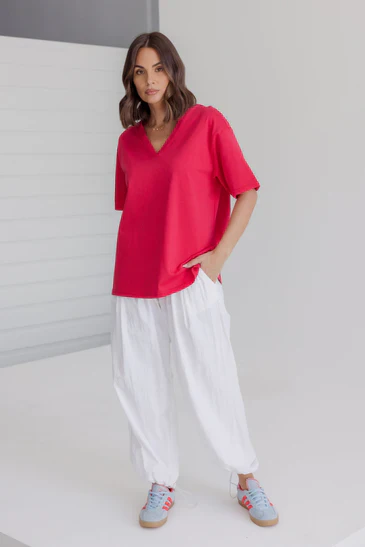 Alexandra - NIX V-Neck Tee - Image 42