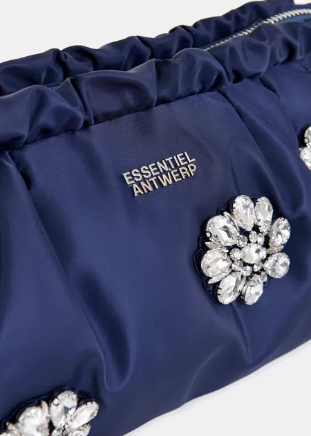Essentiel Antwerp - Jimone Embroidered Satin Pouch - Image 11