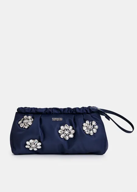 Essentiel Antwerp - Jimone Embroidered Satin Pouch - Image 9
