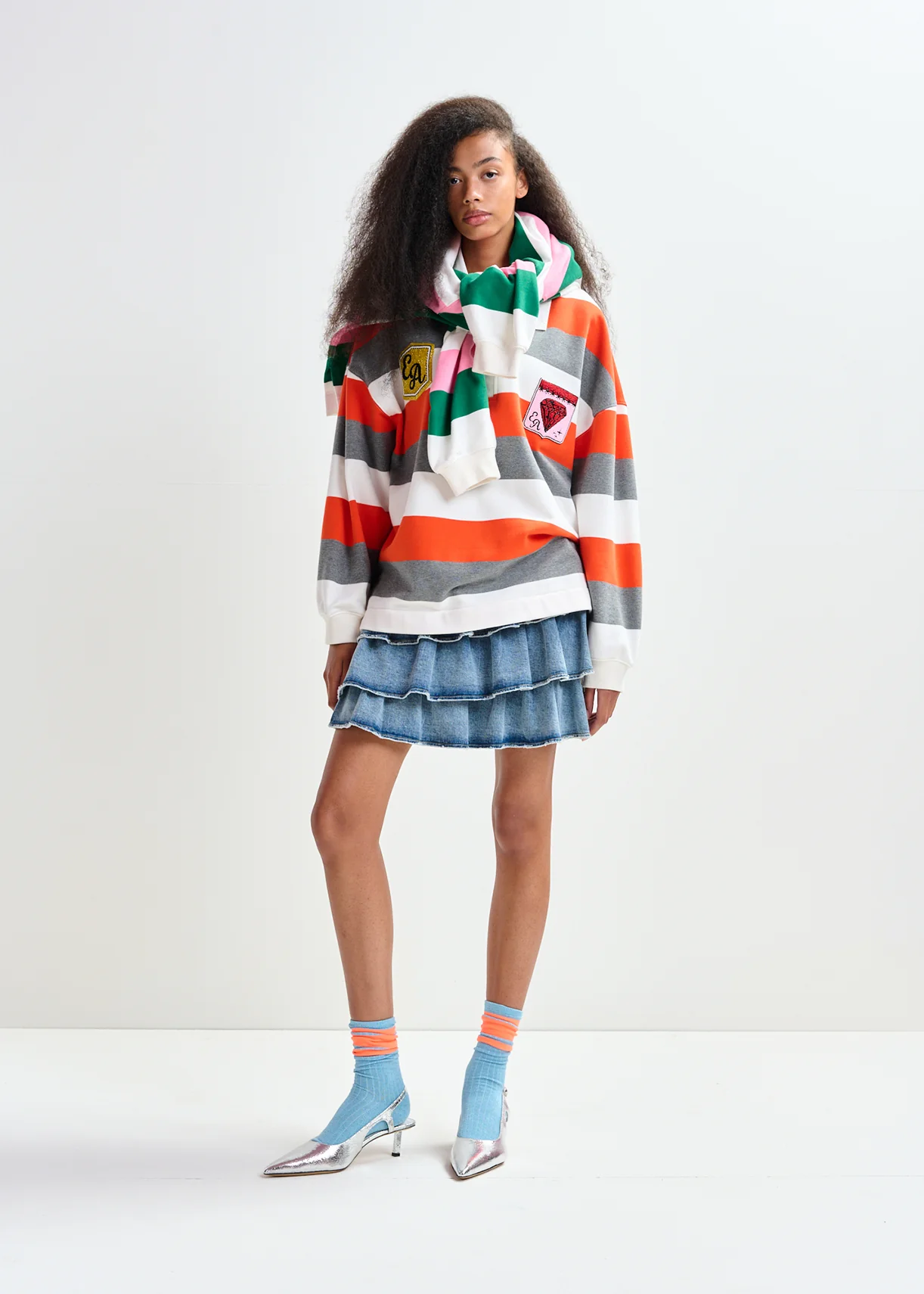 Essentiel Antwerp - Jouer Striped Sweatshirt - Image 6
