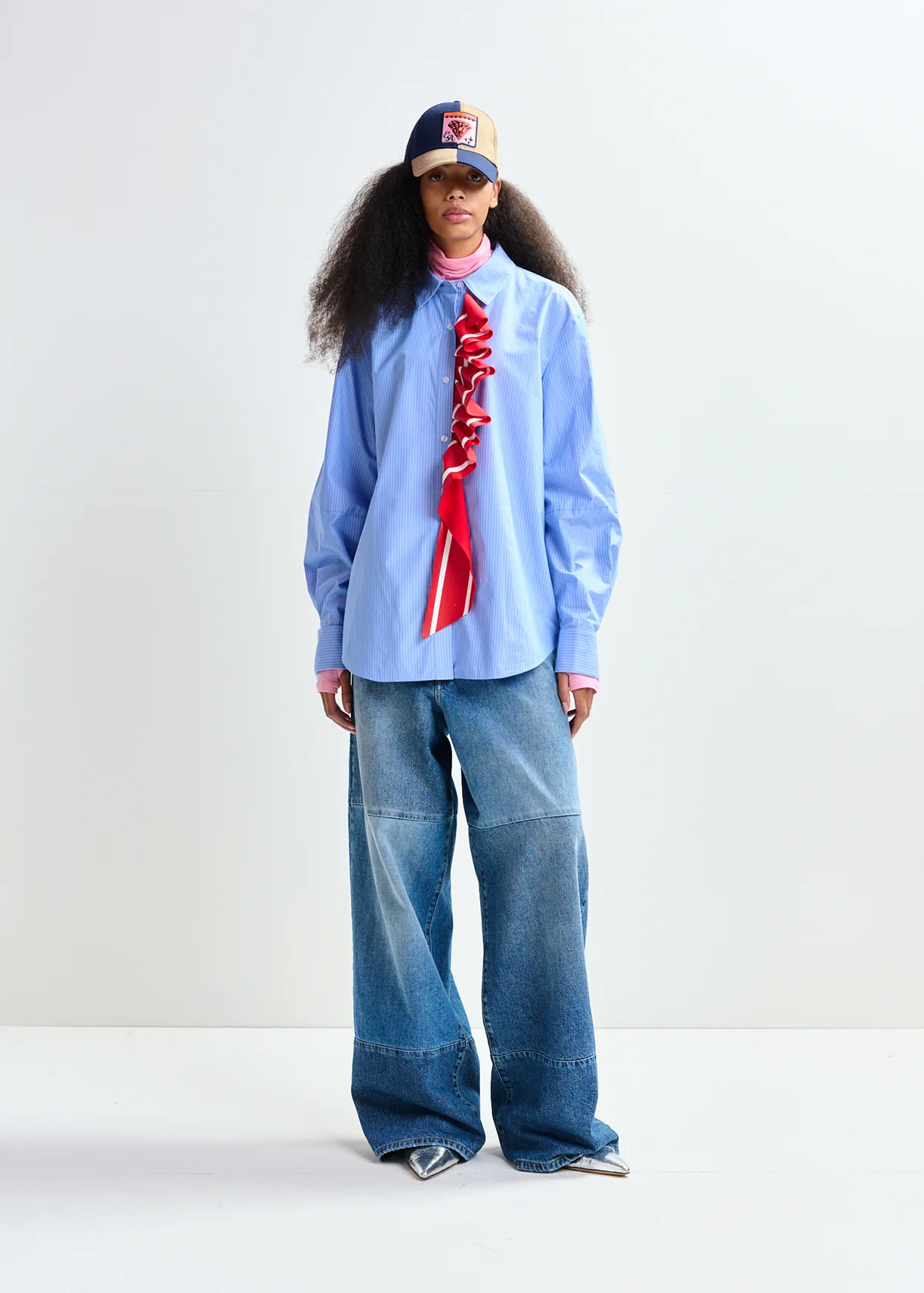 Essentiel Antwerp - Juf Ribbon Detail Shirt - Image 2