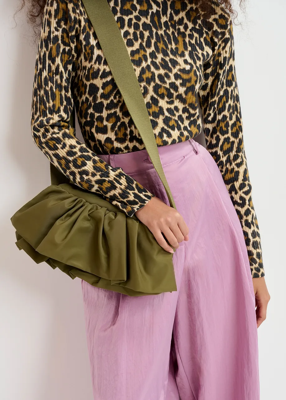 Essentiel Antwerp - Ruffle Embellished Shoulder Bag - Image 8