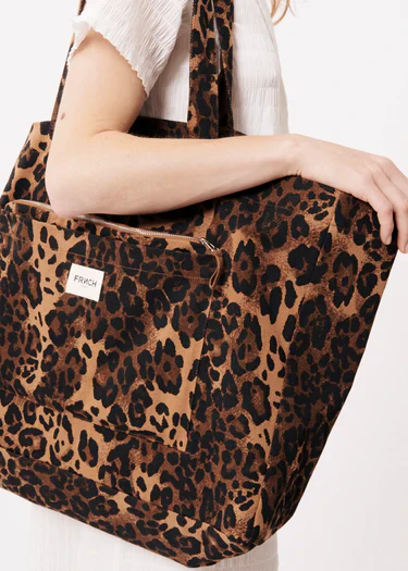 FRNCH - Vida Leopard Tote Bag - Image 4