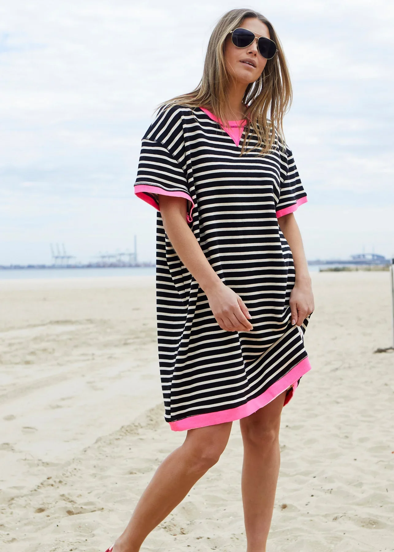 Hammill & Co - Stripe Beach Dress - Image 3