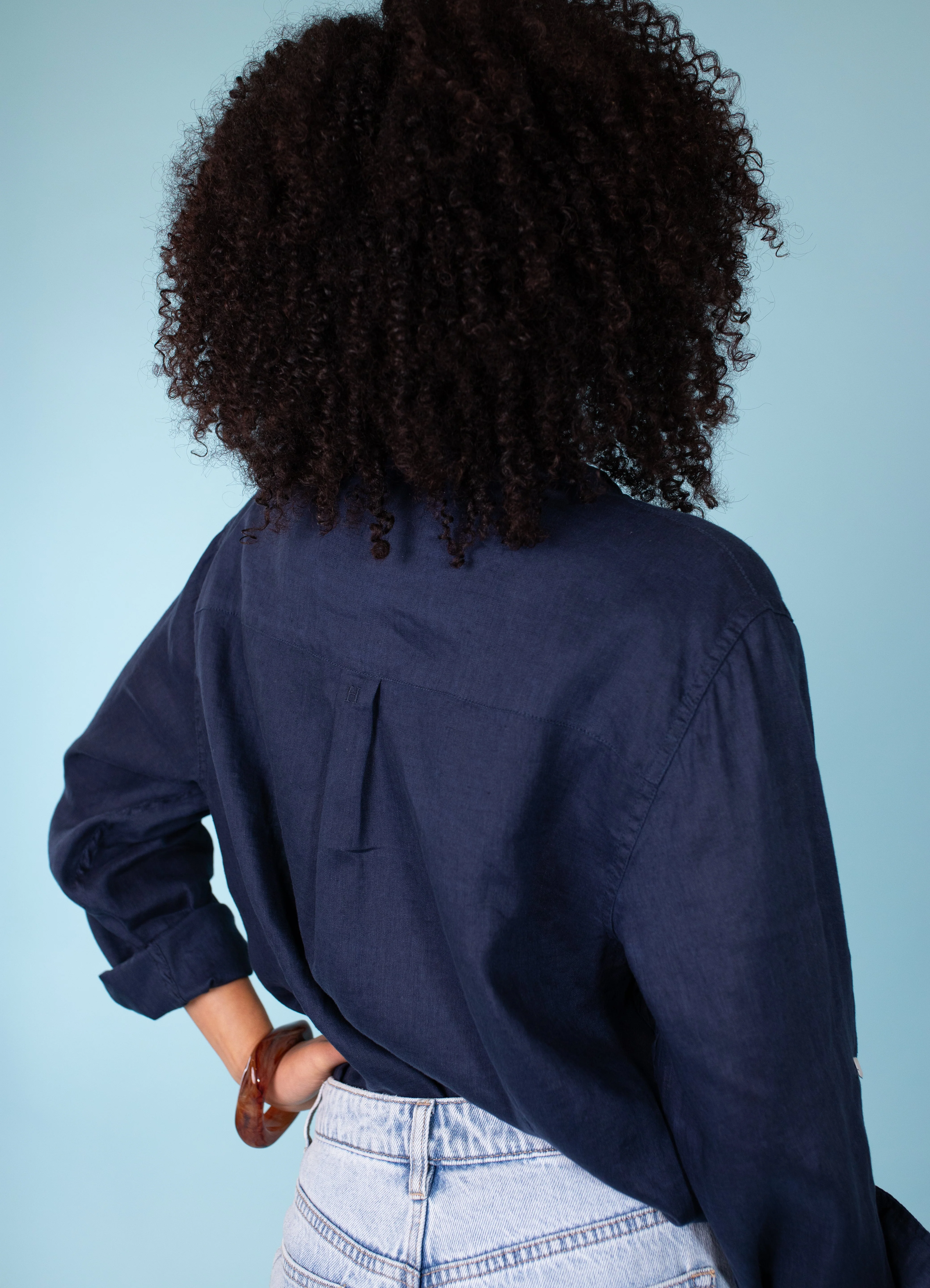 Hut - Boyfriend Shirt Forever Navy - Image 6