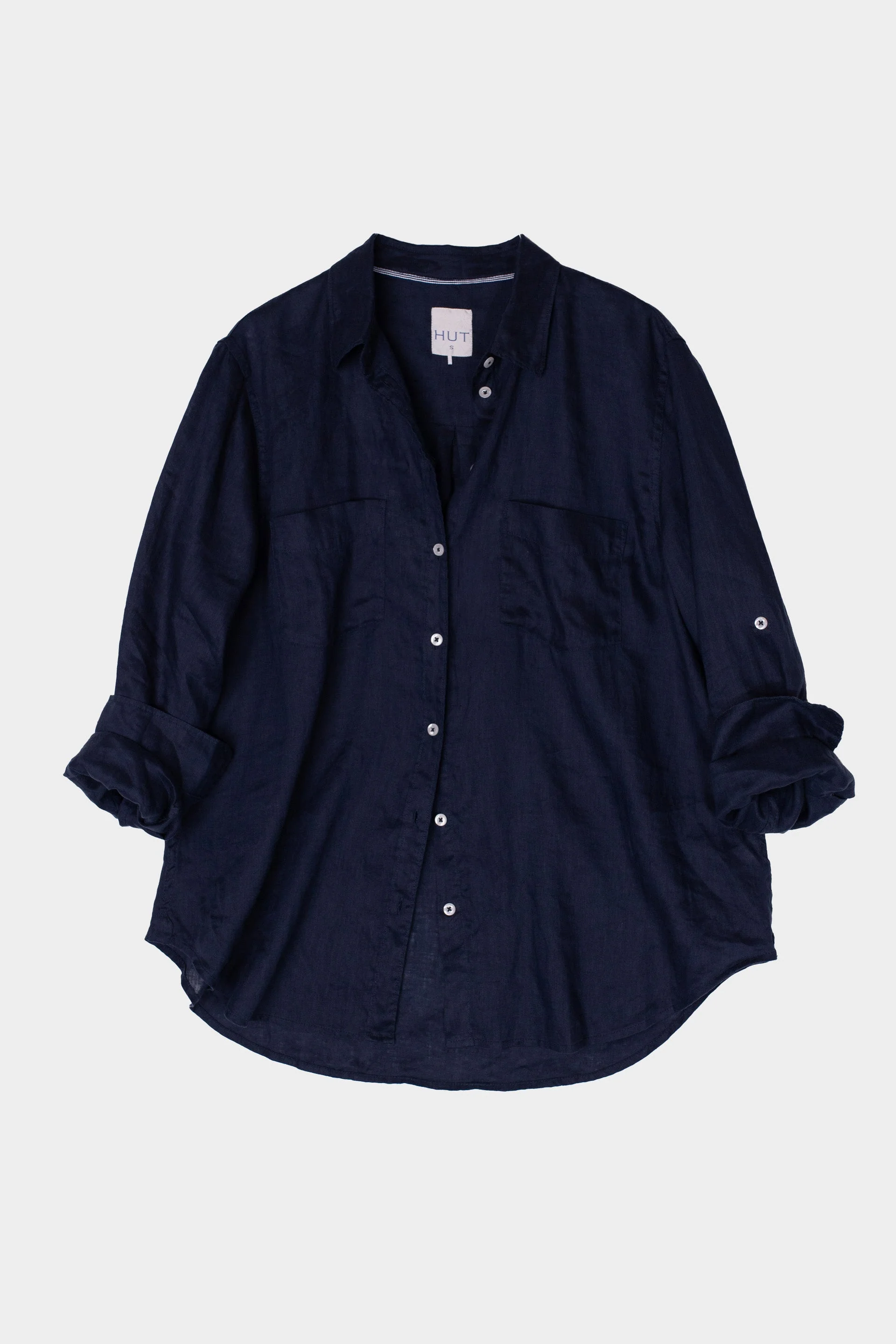 Hut - Boyfriend Shirt Forever Navy - Image 7