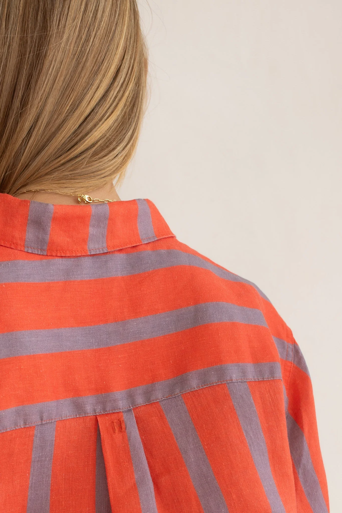 Hut - Boyfriend Shirt Off Duty Stripe - Image 6