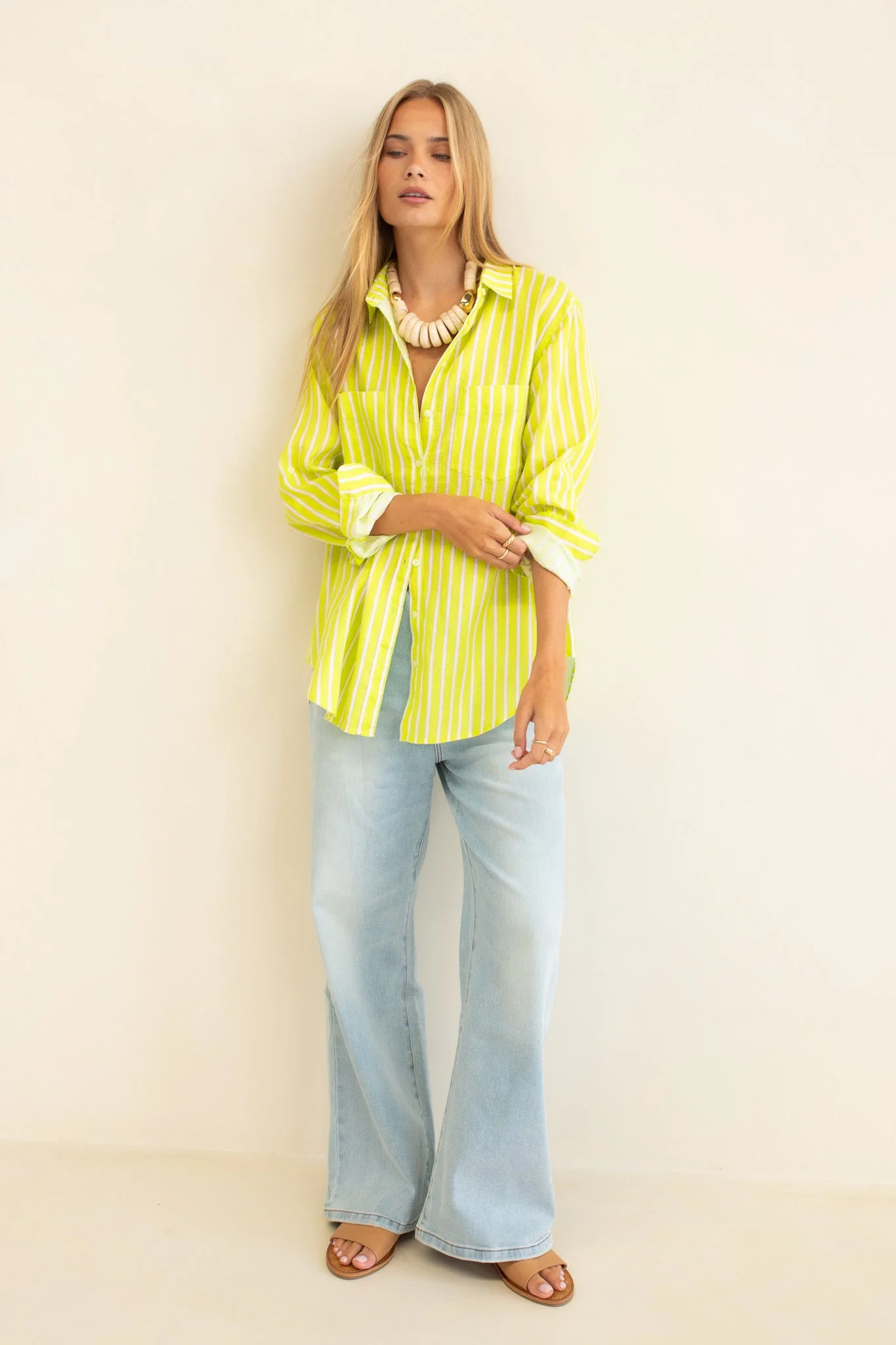 Hut - Boyfriend Shirt Piney Limey - Image 3