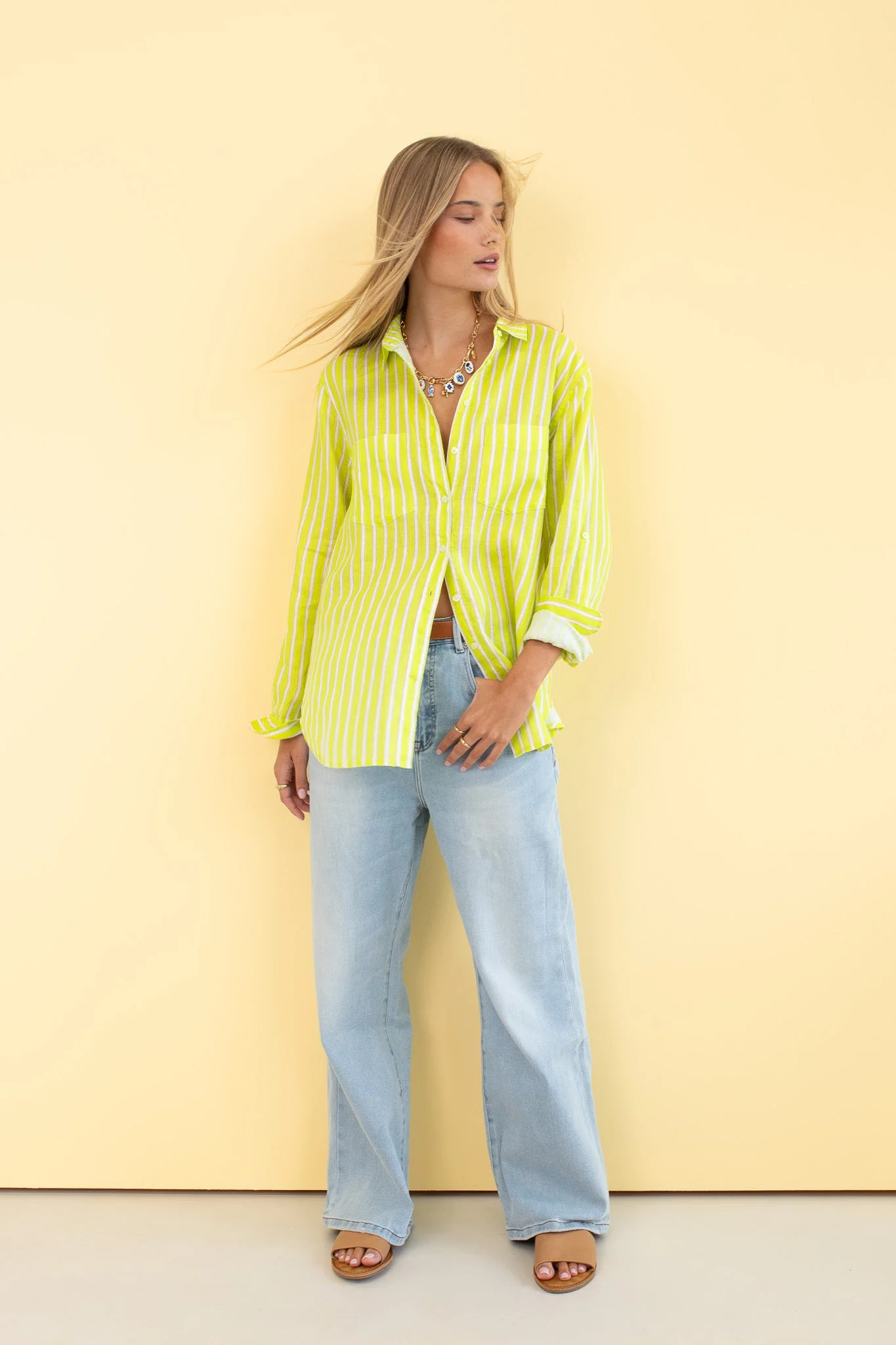 Hut - Boyfriend Shirt Piney Limey - Image 5