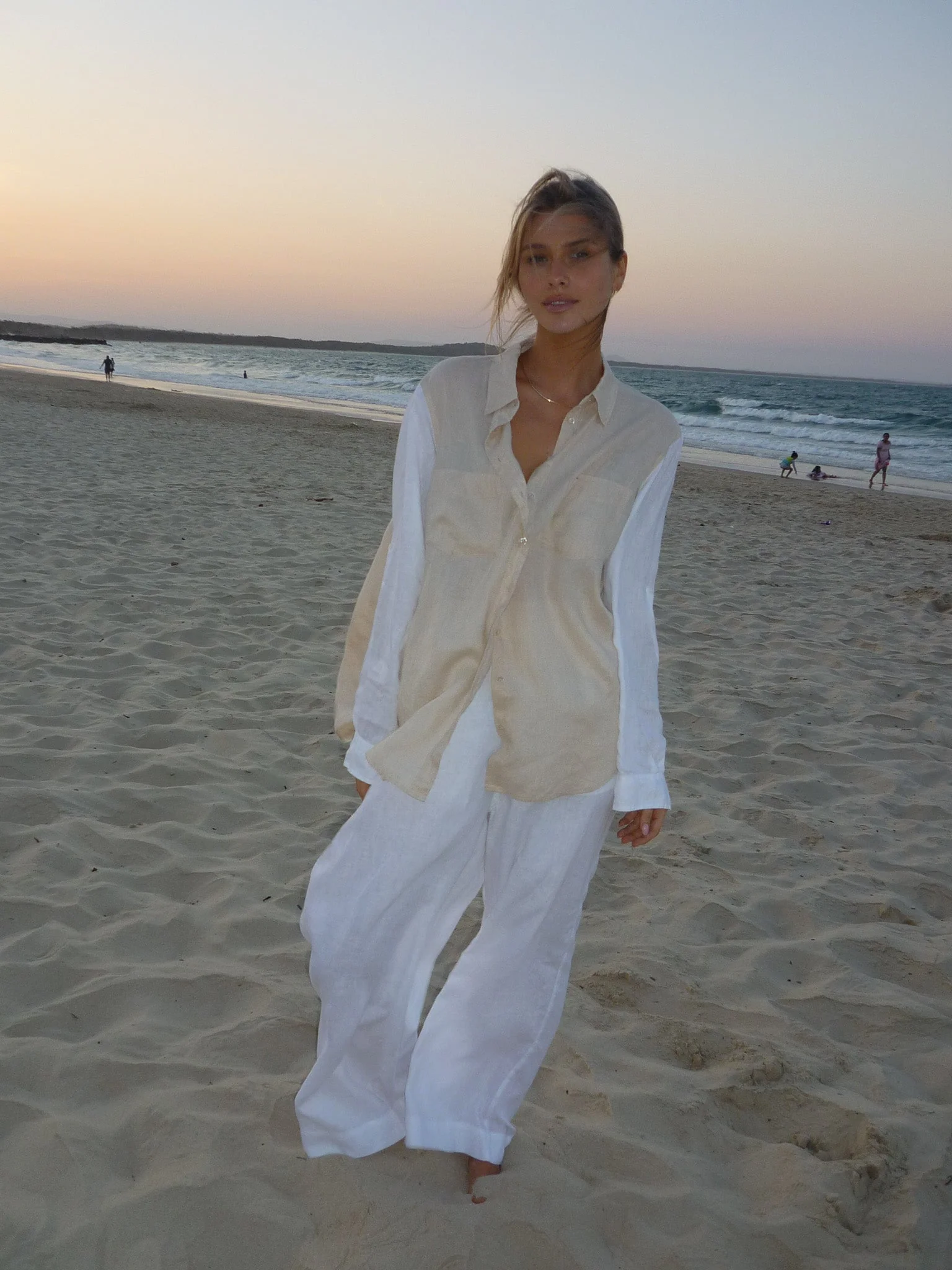 Hut - Boyfriend Shirt Sandy Splash - Image 6
