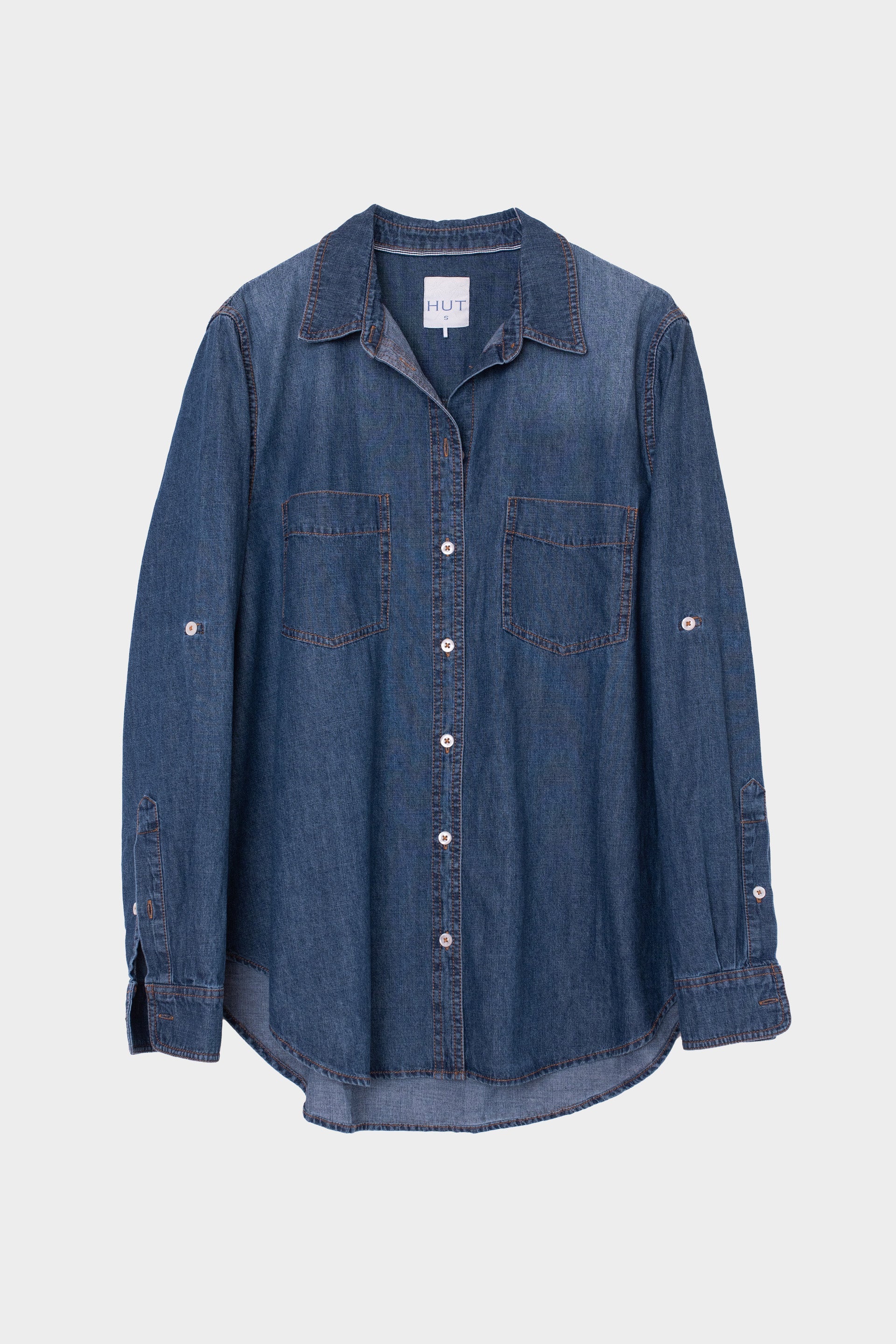 Hut - Denim Dark Wash Shirt - Image 6