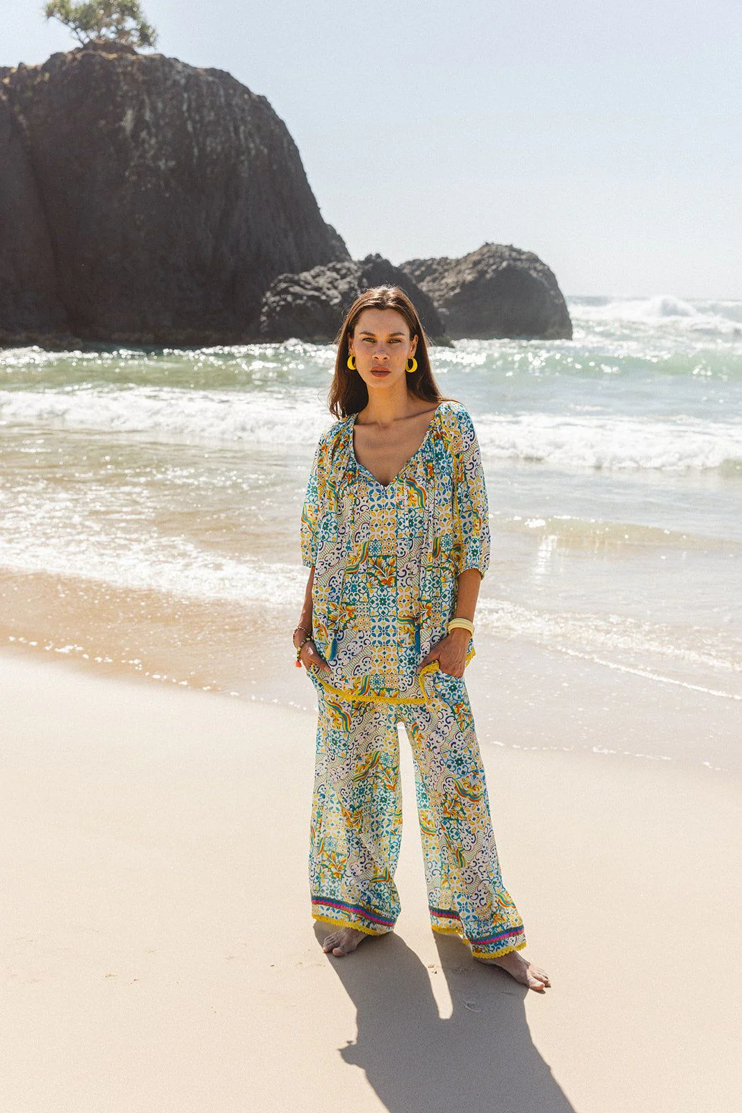 I am Pylgrym - Sydney Top Dolce Patch Print - Image 3