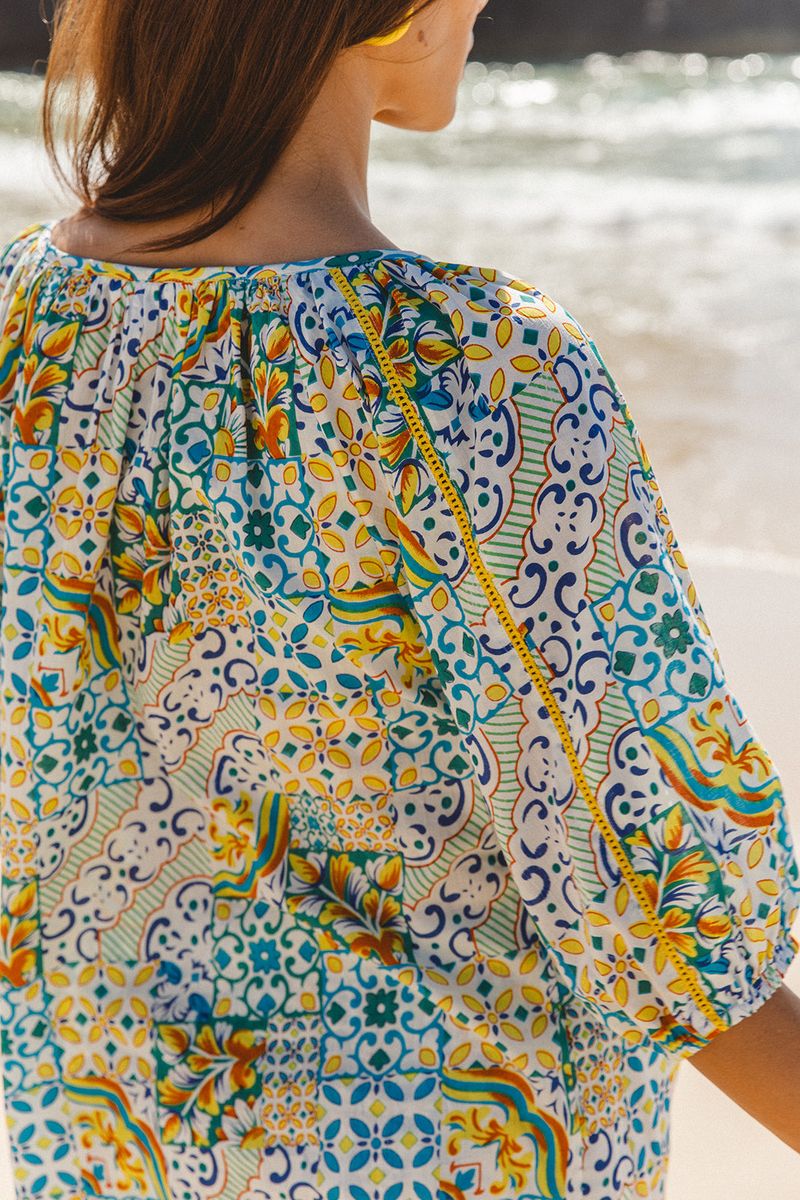 I am Pylgrym - Sydney Top Dolce Patch Print - Image 7