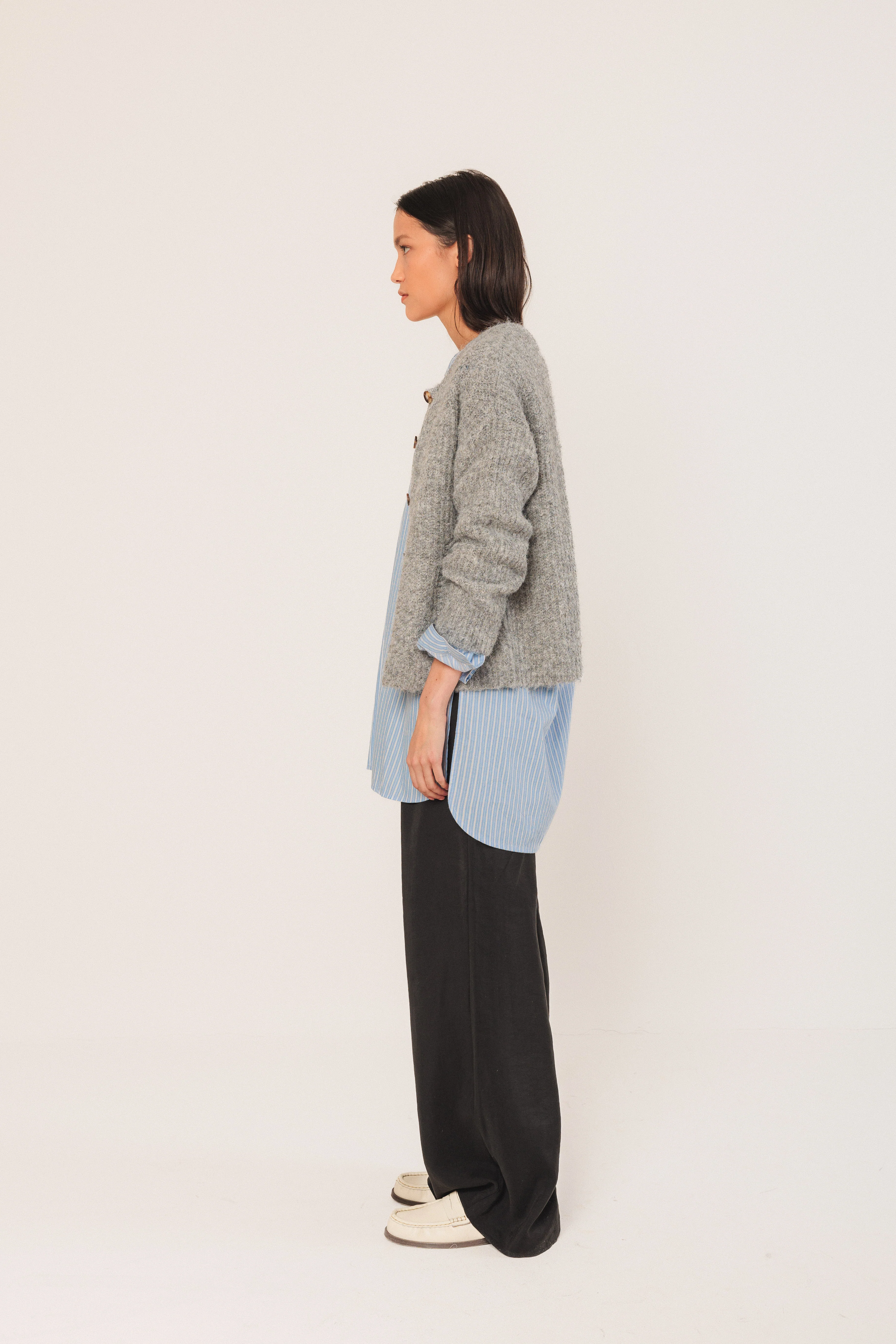 INDI&COLD - Crew Neck Cardigan - Image 11
