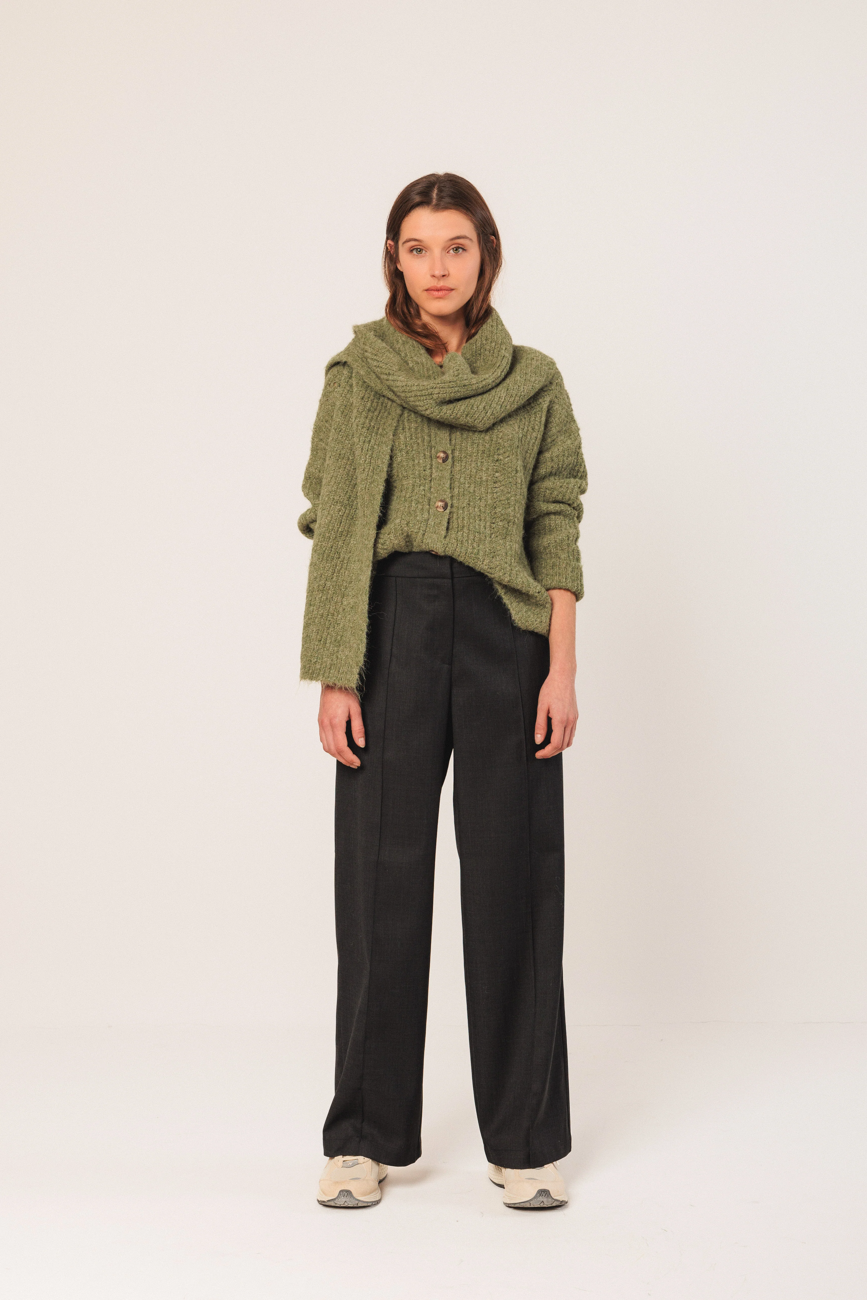 INDI&COLD - Crew Neck Cardigan - Image 5