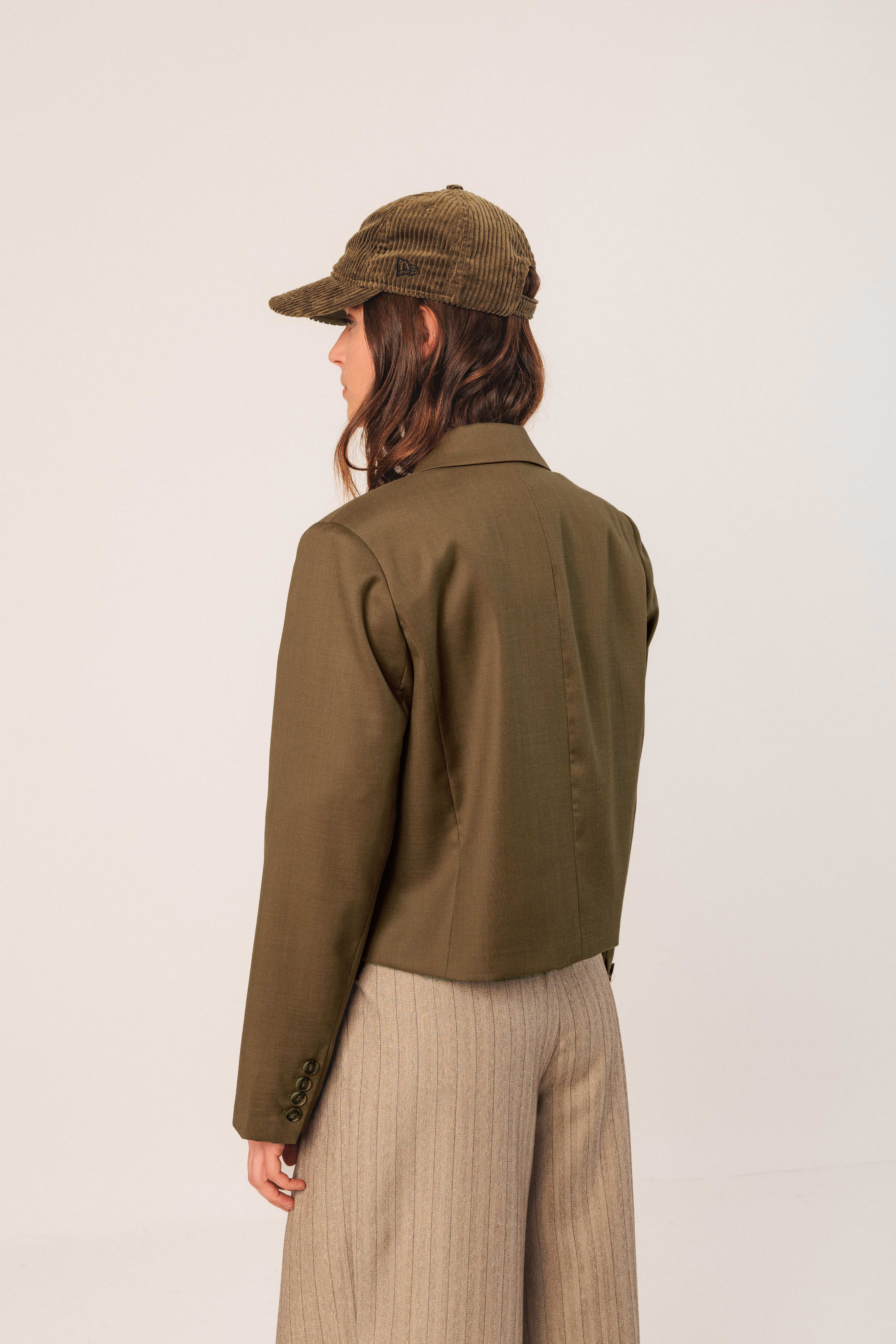 INDI&COLD - Lapel Crop Blazer - Image 13