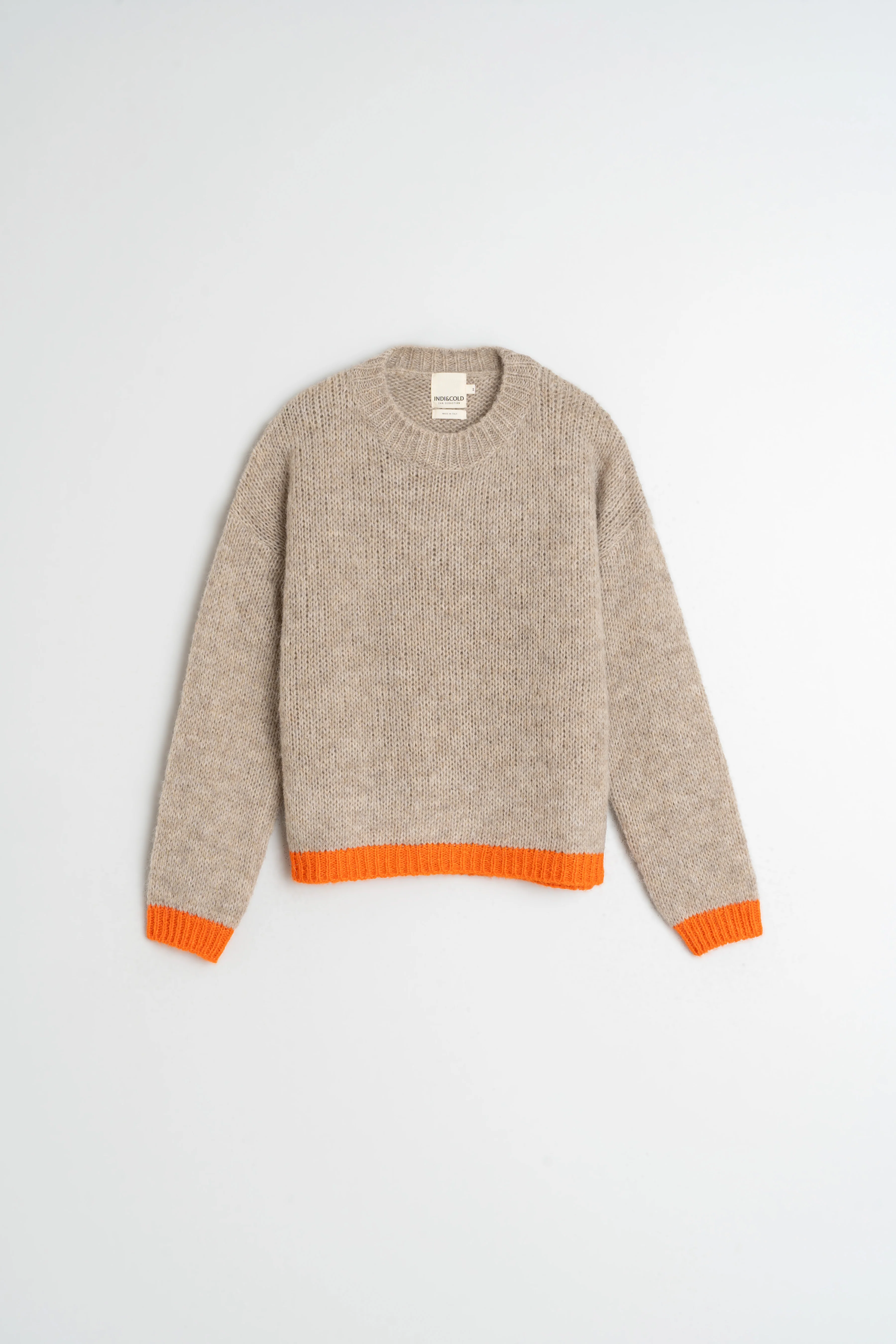 INDI&COLD - Two Toned Knitted Sweater - Image 11