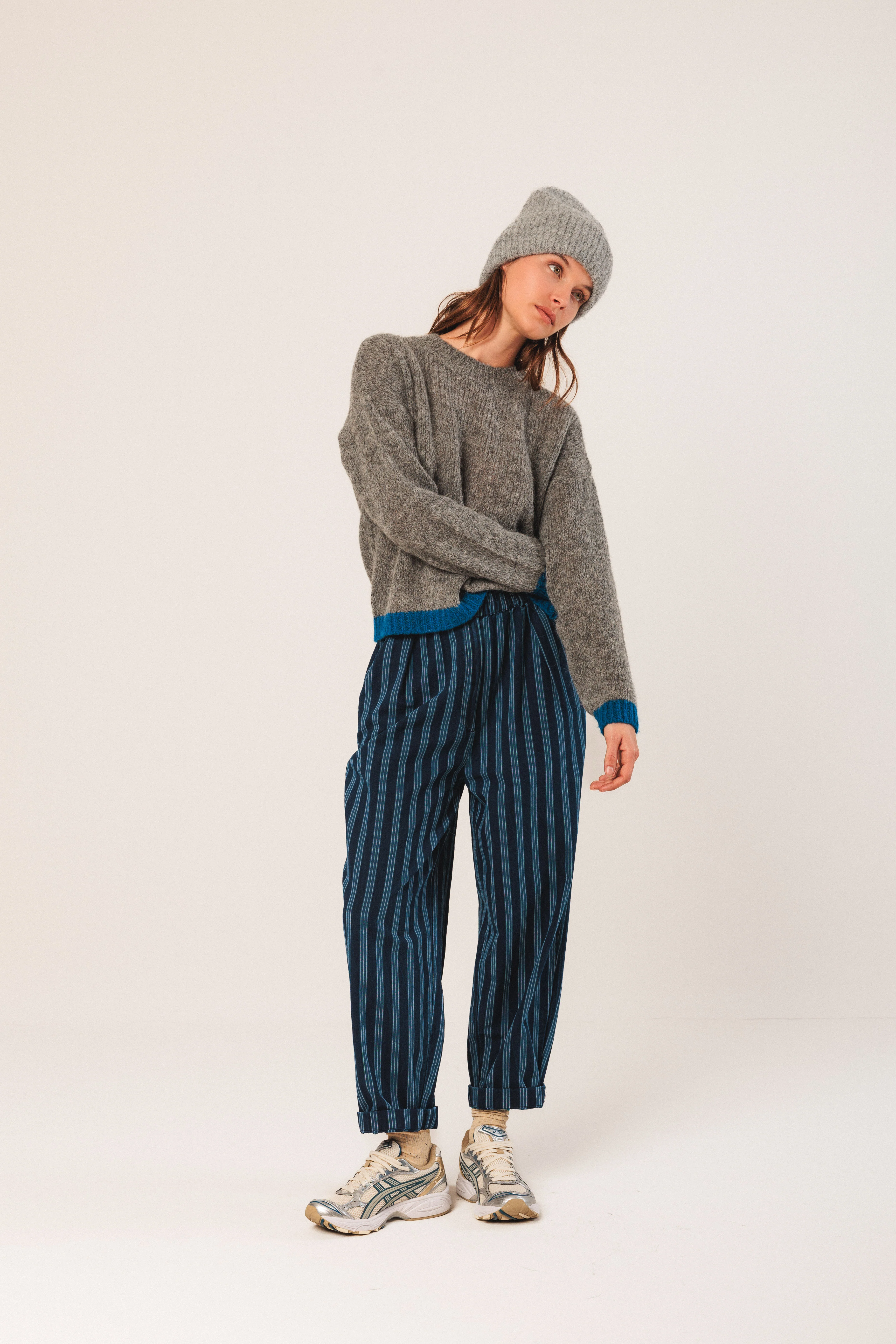 INDI&COLD - Two Toned Knitted Sweater - Image 13