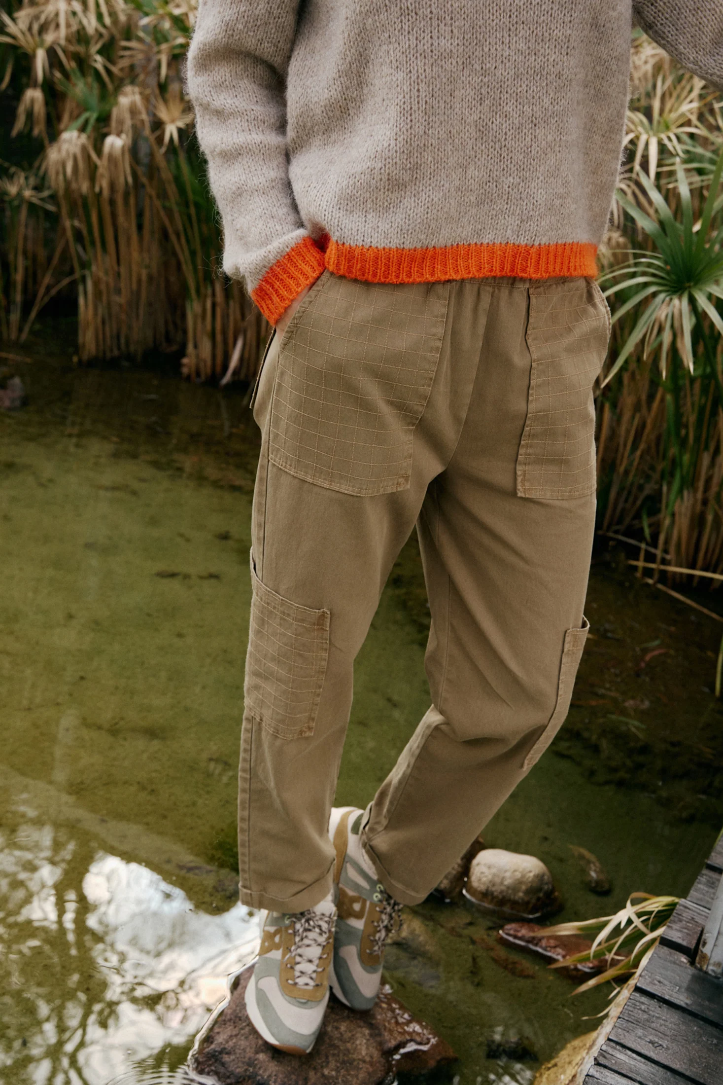 INDI&COLD - Two Toned Knitted Sweater - Image 6