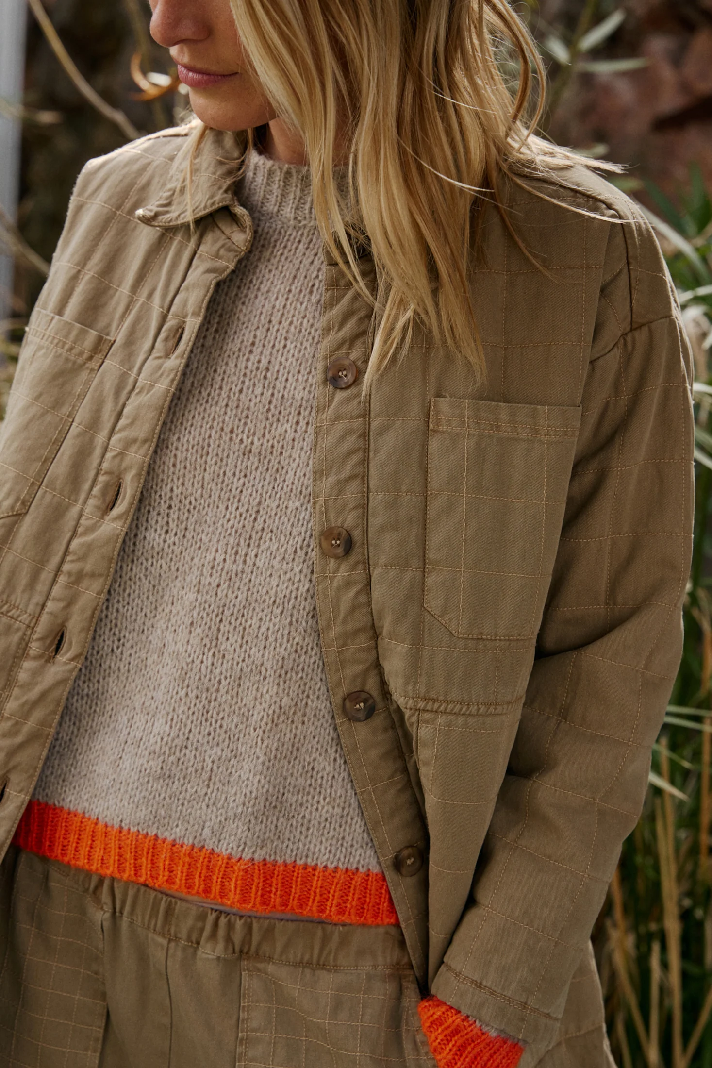 INDI&COLD - Two Toned Knitted Sweater - Image 8