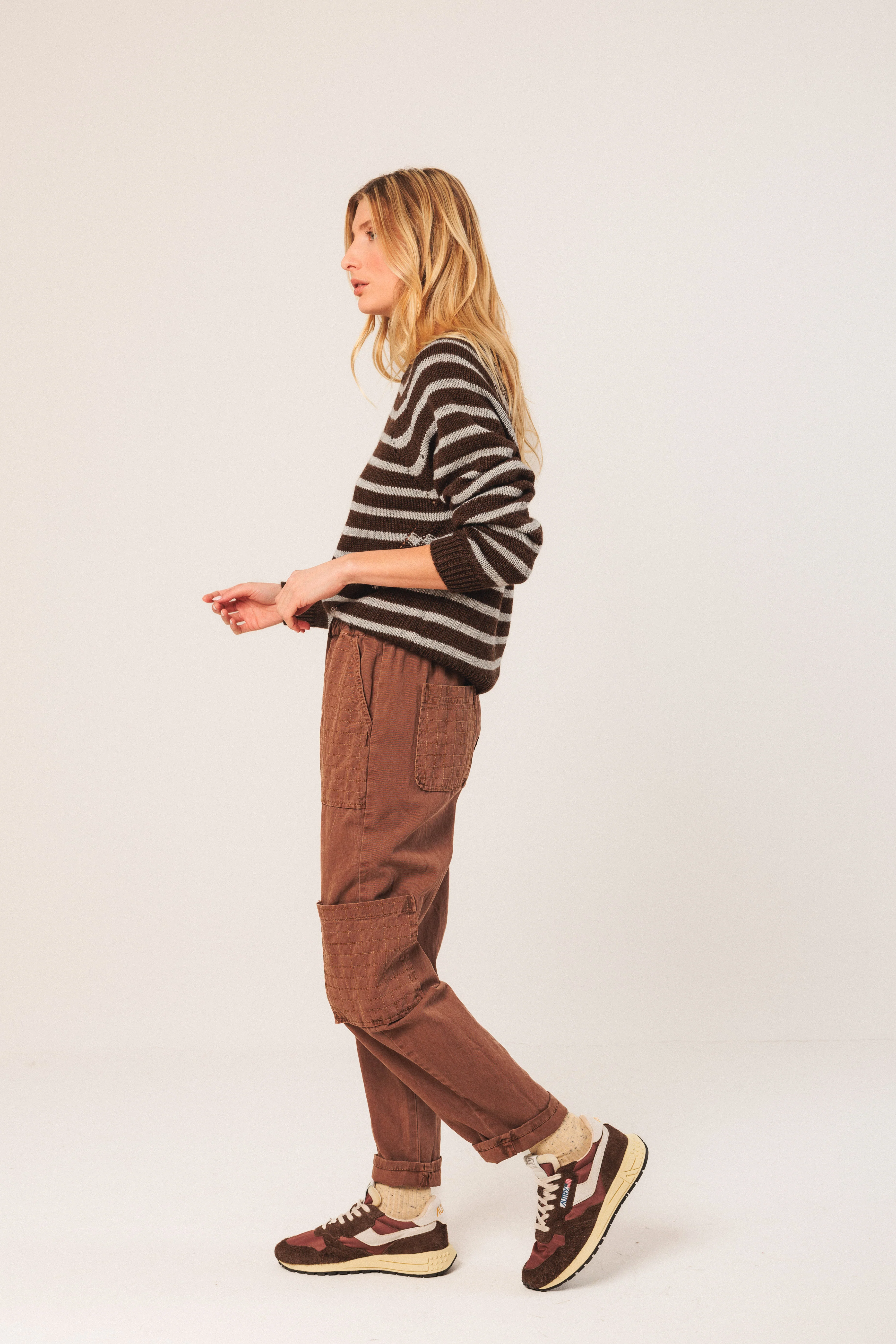 INDI&COLD - Two Toned Stripe Sweater - Image 4