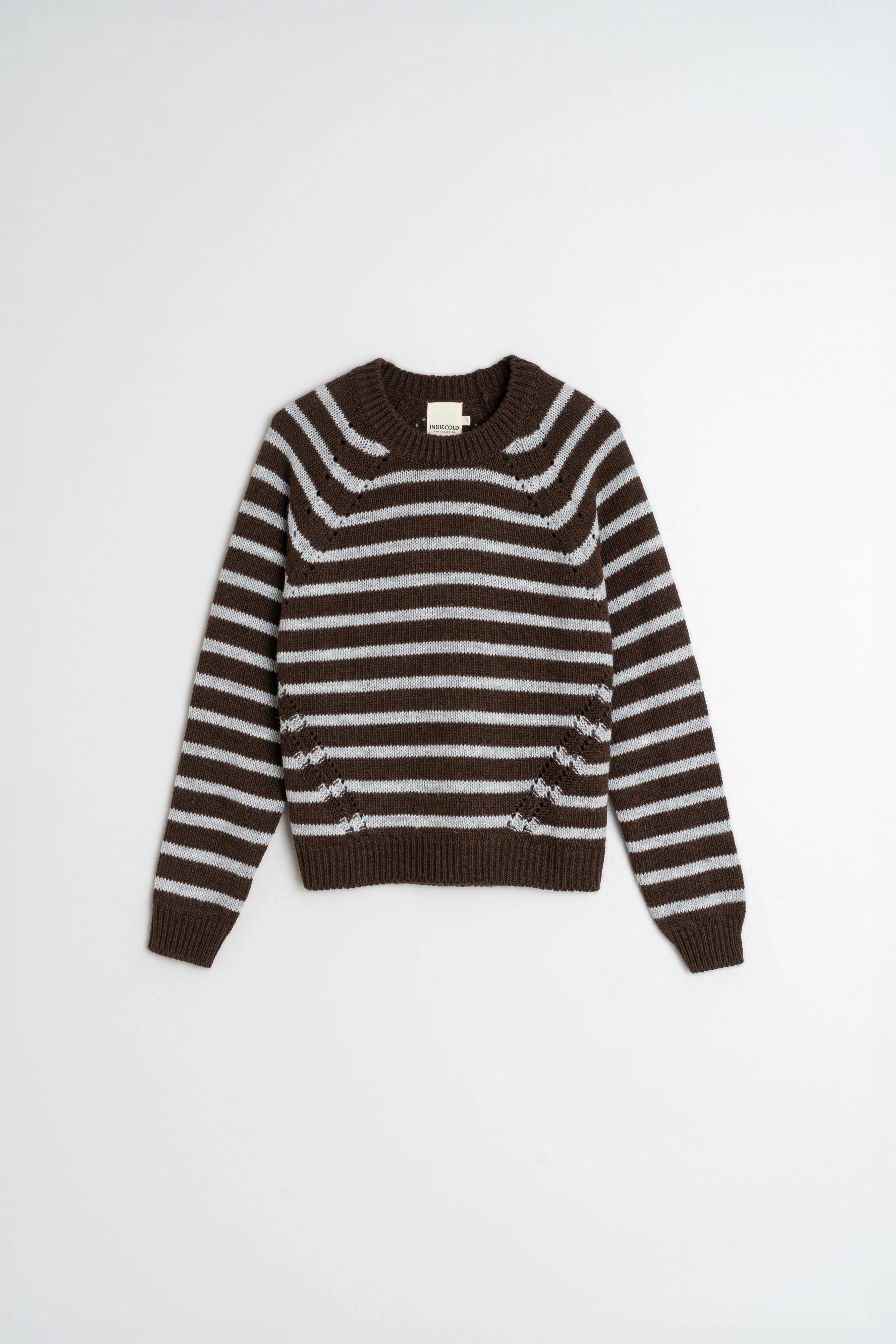 INDI&COLD - Two Toned Stripe Sweater - Image 6