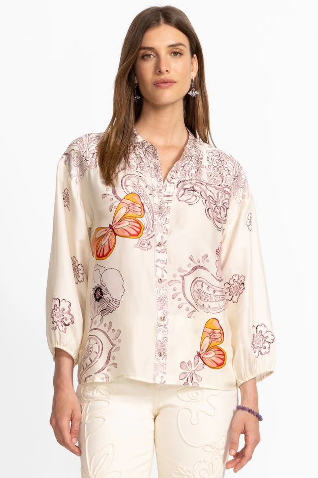 Johnny Was - Lucinda Button Down Blouse - Image 3