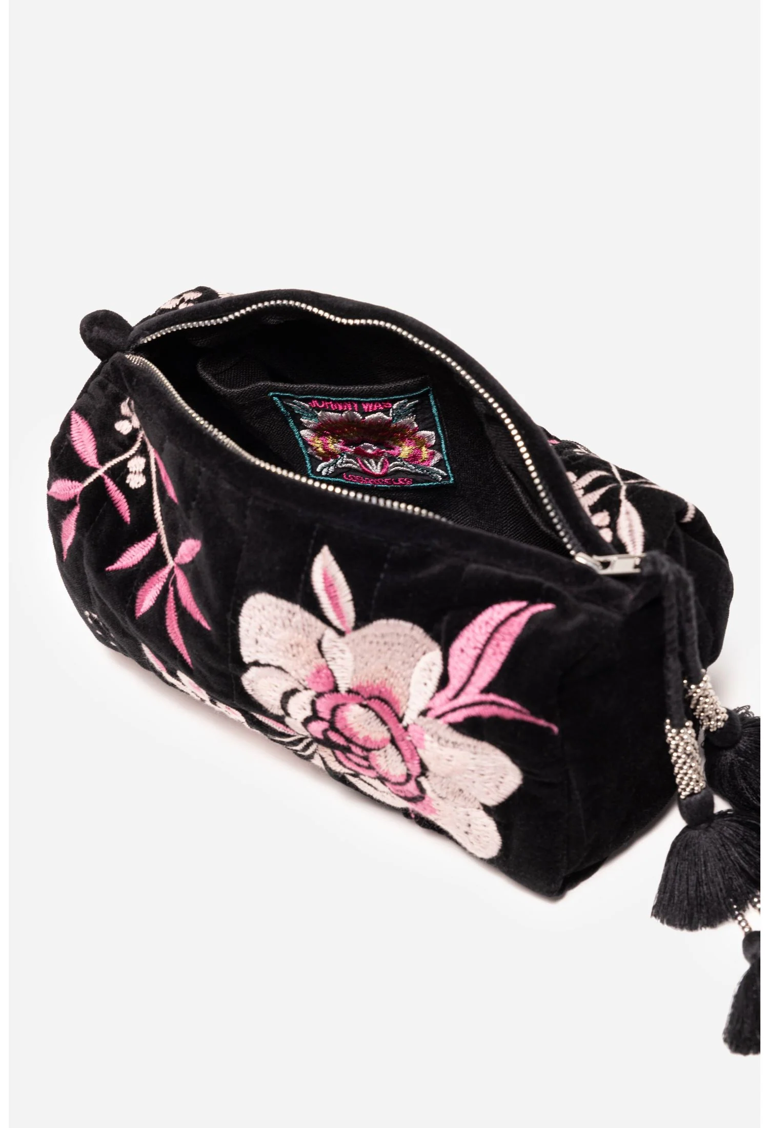 Johnny Was - Velvet Quilted Pouch Bag - Image 3