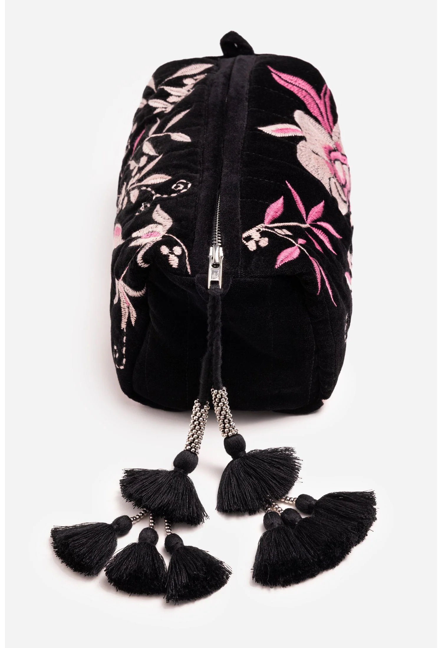Johnny Was - Velvet Quilted Pouch Bag - Image 4