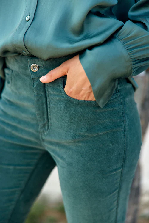 Lauren Vidal - Dino Velvet Chino Pants - Image 3