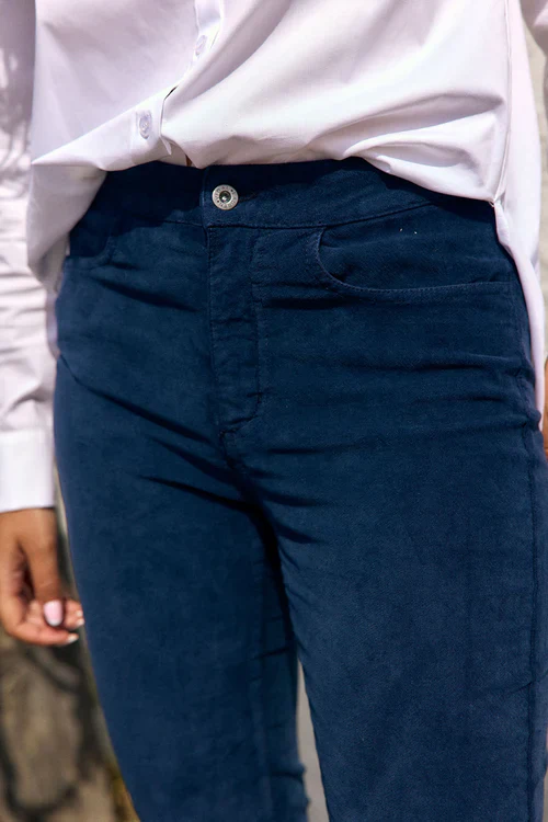 Lauren Vidal - Dino Velvet Chino Pants - Image 7