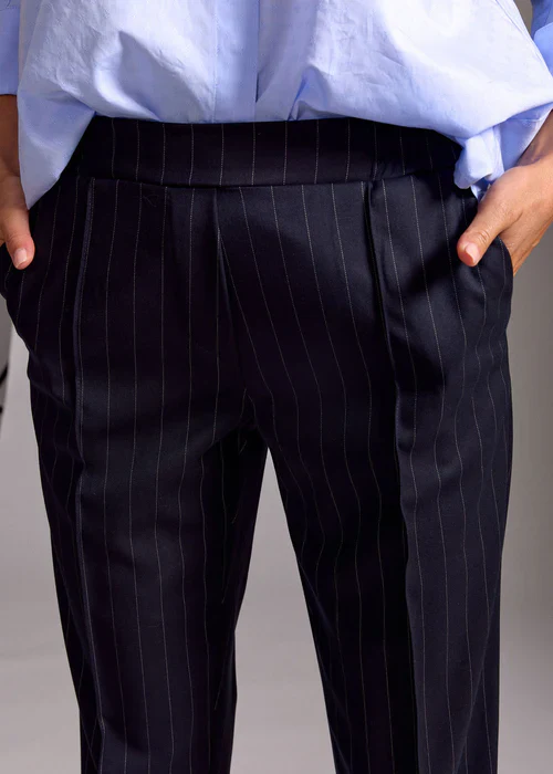 Lauren Vidal - Ivane Tailored Striped Trousers - Image 4