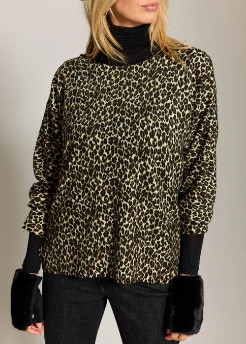 Lauren Vidal - Leopard Coyote Sweater - Image 2