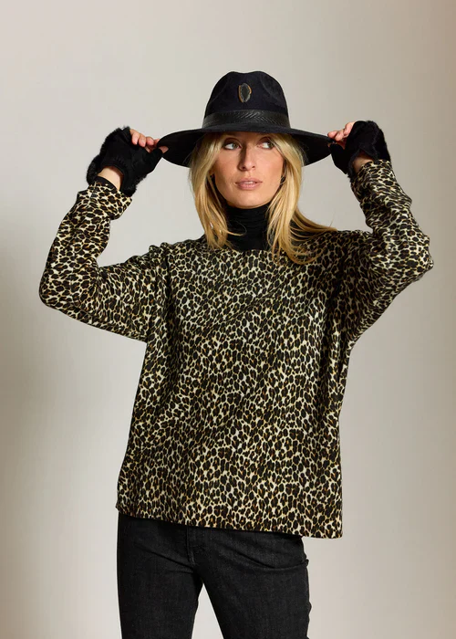 Lauren Vidal - Leopard Coyote Sweater - Image 6