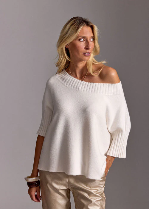 Lauren Vidal - Vinci Short Boat Neck Sweater - Image 3