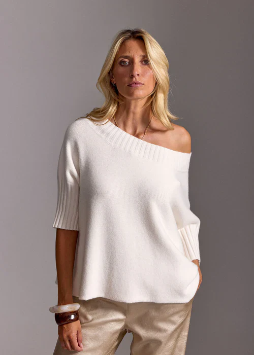 Lauren Vidal - Vinci Short Boat Neck Sweater - Image 4