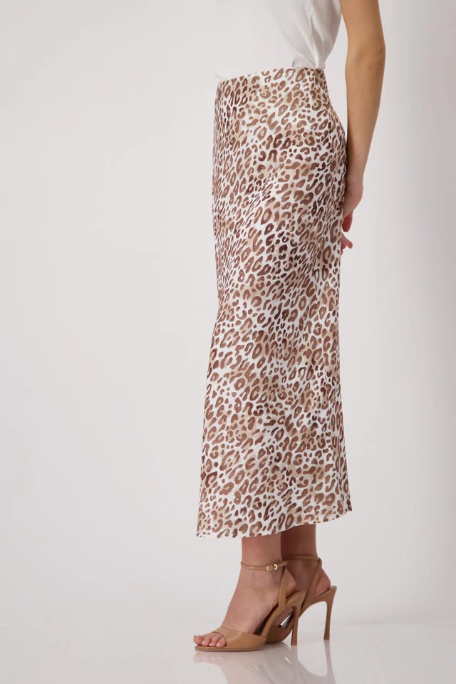 Monari - Leopard Print Long Skirt - Image 5