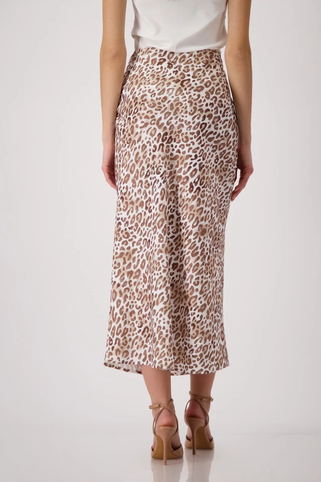 Monari - Leopard Print Long Skirt - Image 6