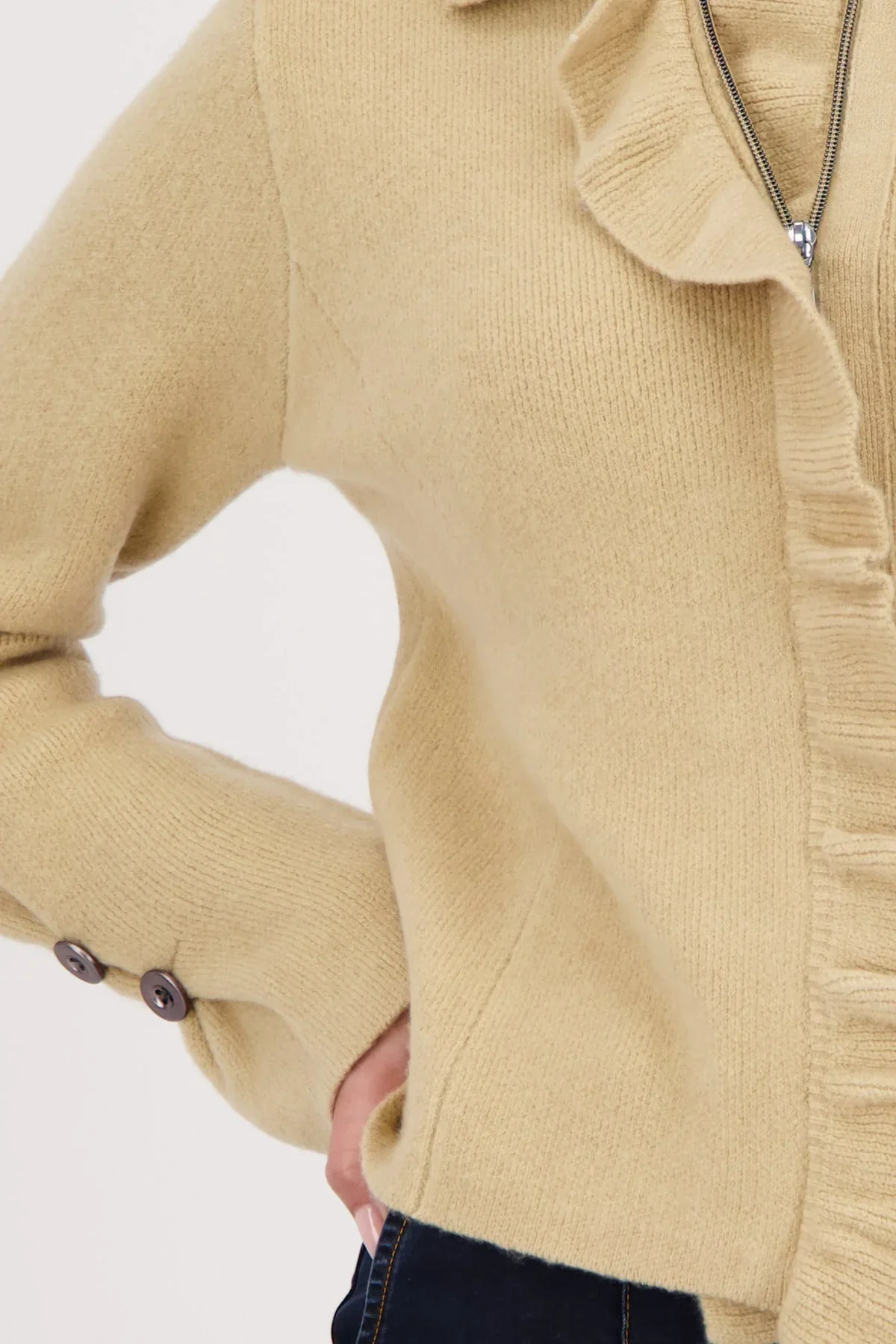 Monari - Ruffle Cardigan - Image 6