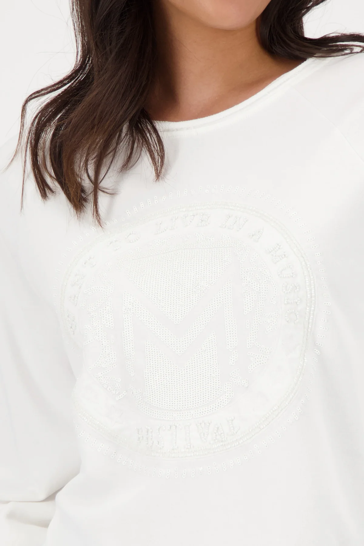 Monari - Sweatshirt with Rhinestones - Image 2