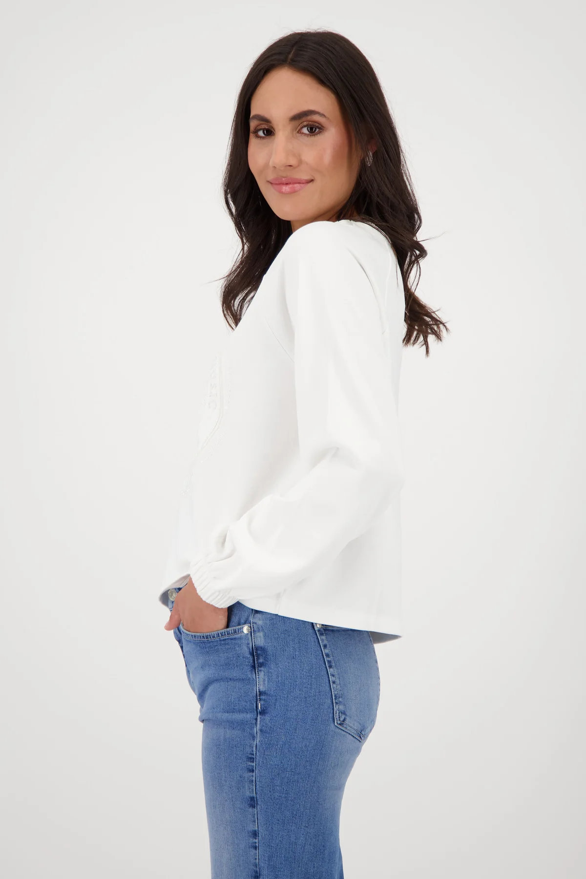 Monari - Sweatshirt with Rhinestones - Image 4