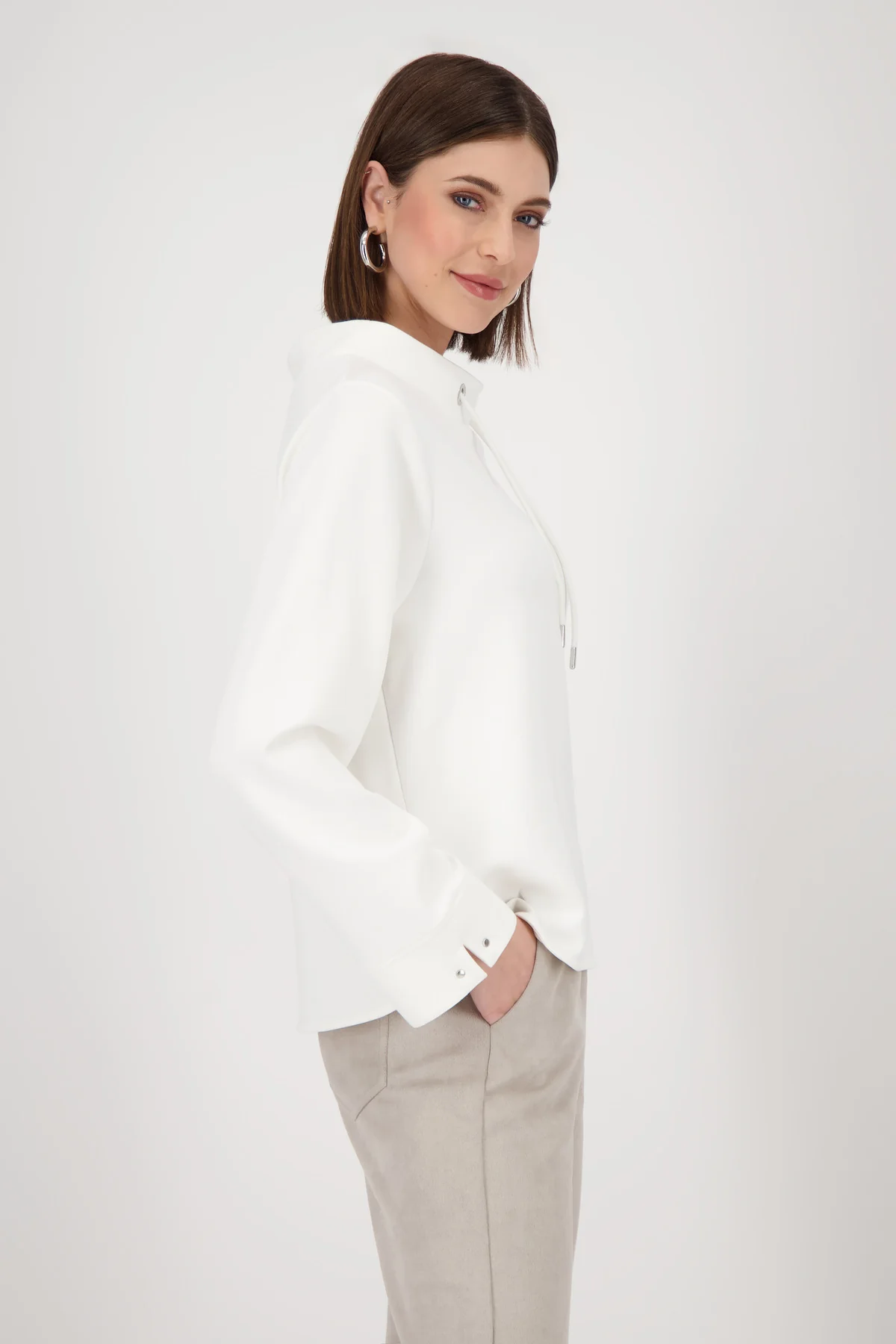 Monari - Sweatshirt with stand-up collar - Image 4