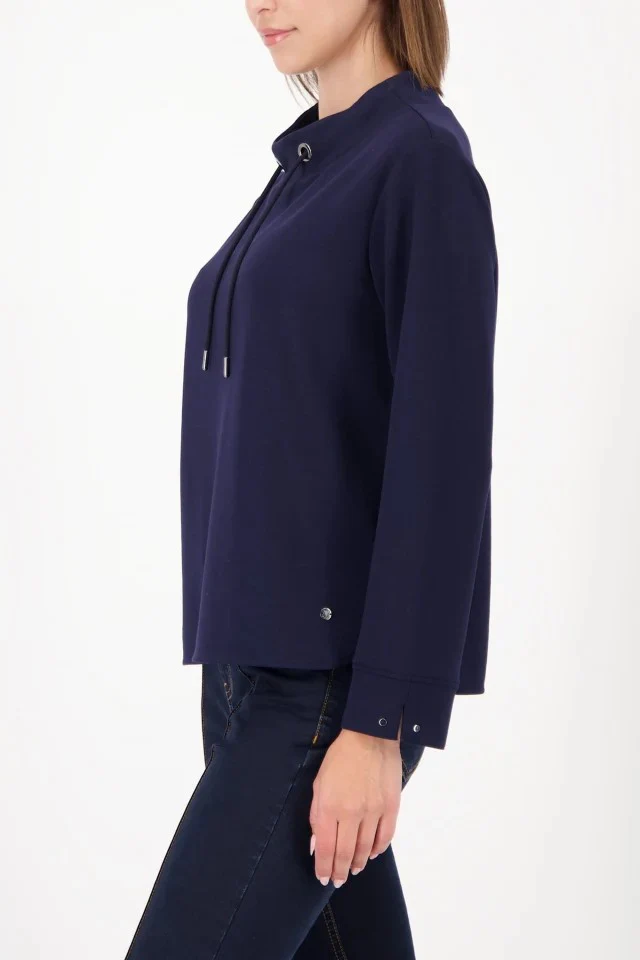 Monari - Sweatshirt with stand-up collar - Image 8