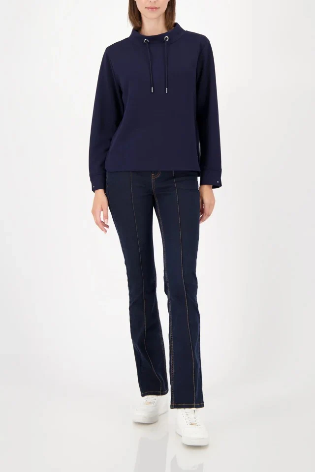 Monari - Sweatshirt with stand-up collar - Image 9