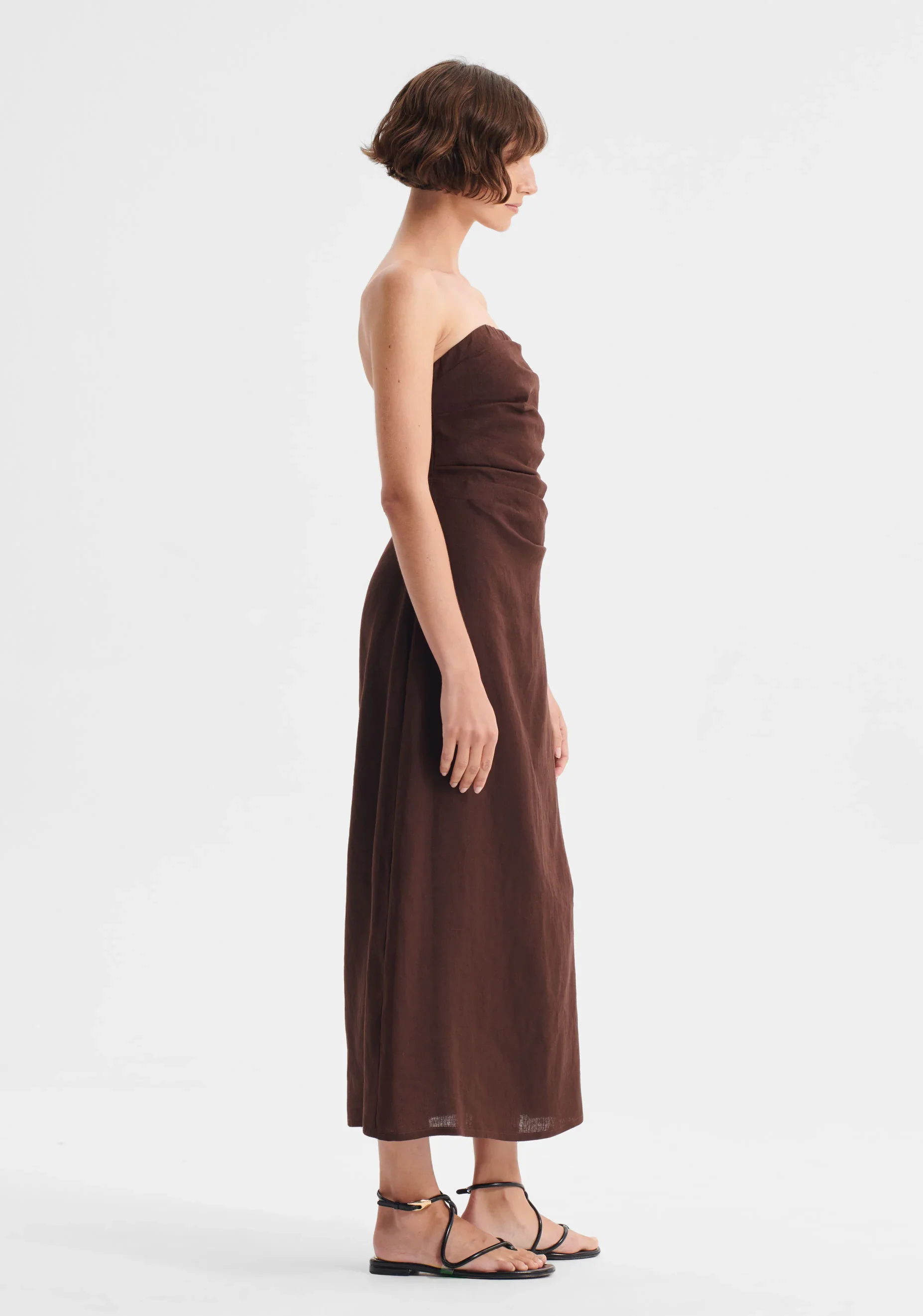 Morrison - Rio Linen Strapless Dress - Image 4