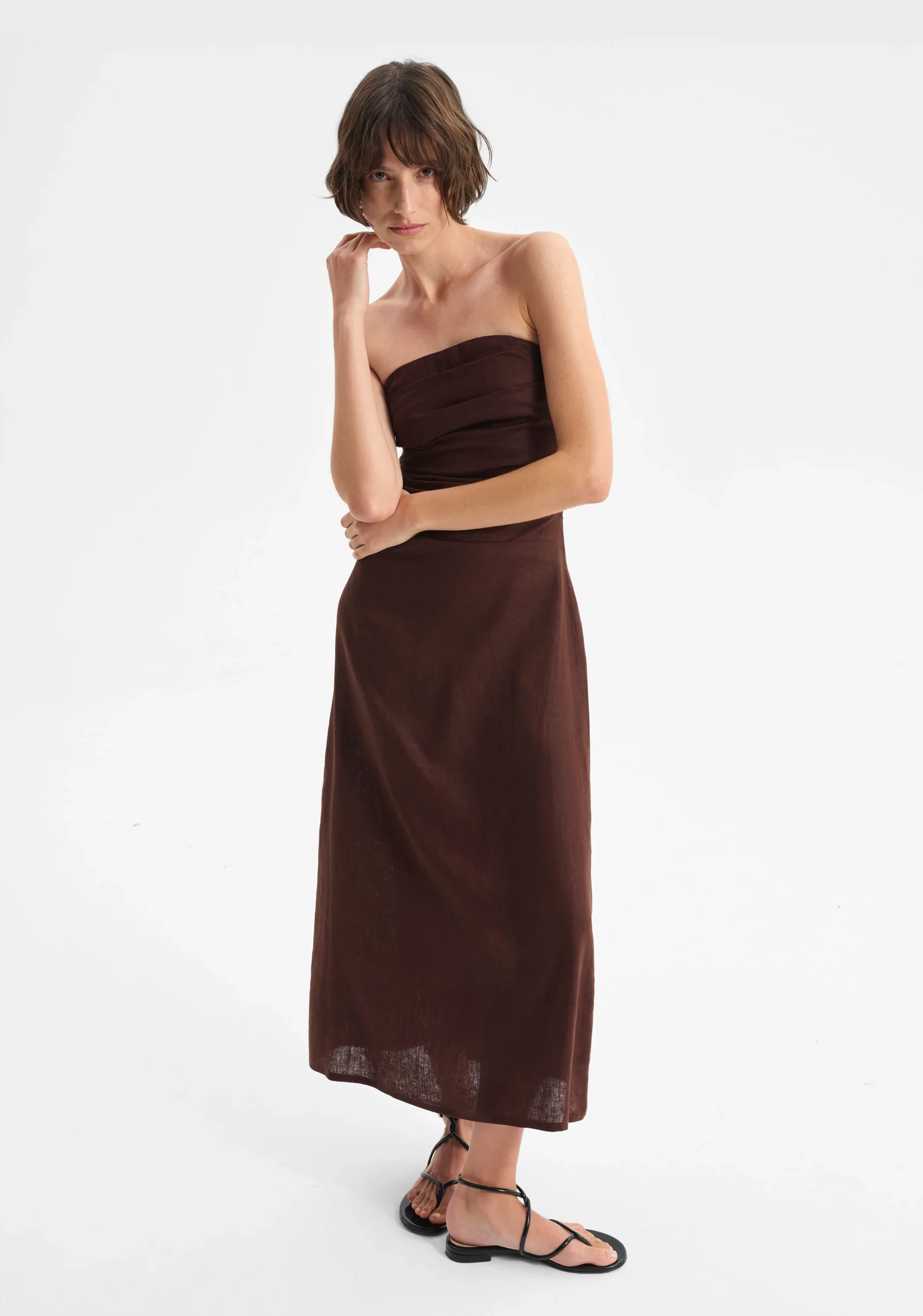 Morrison - Rio Linen Strapless Dress - Image 8