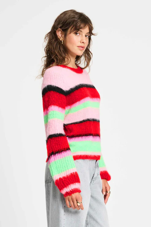Pom Amsterdam - Brushed Striped Sweater - Image 4